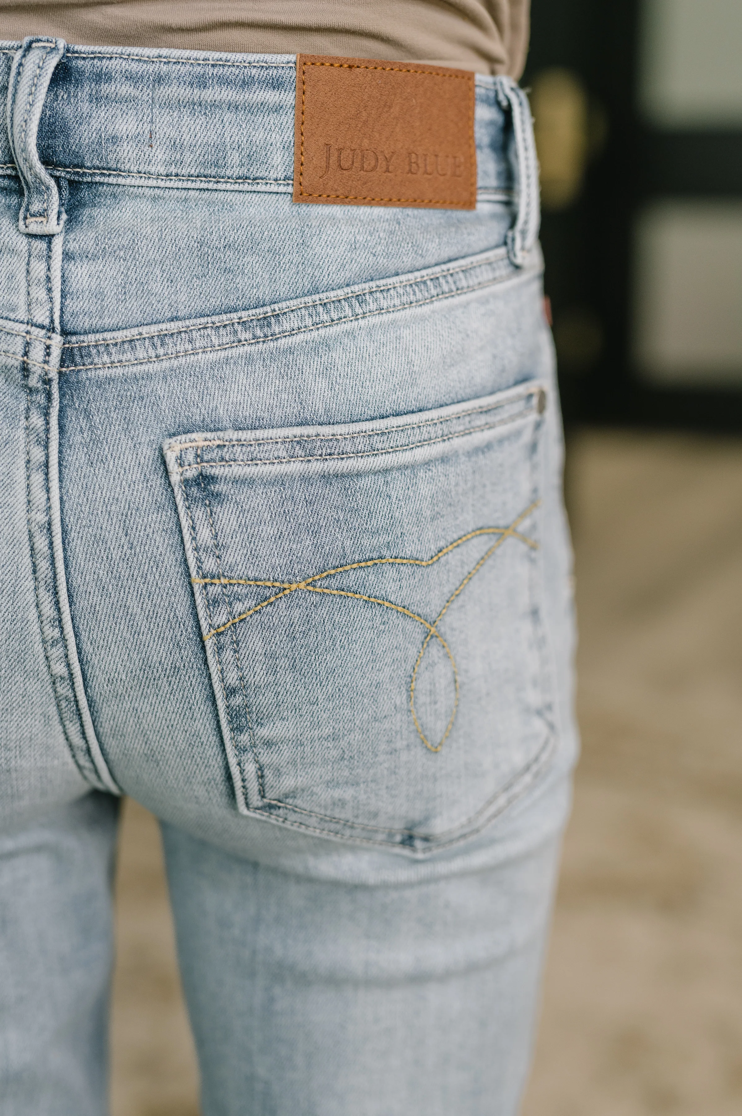 Mckaylee Mid Rise Kick Flare Jeans with Frayed Hem - 5/20/2026 NEW - Image 6