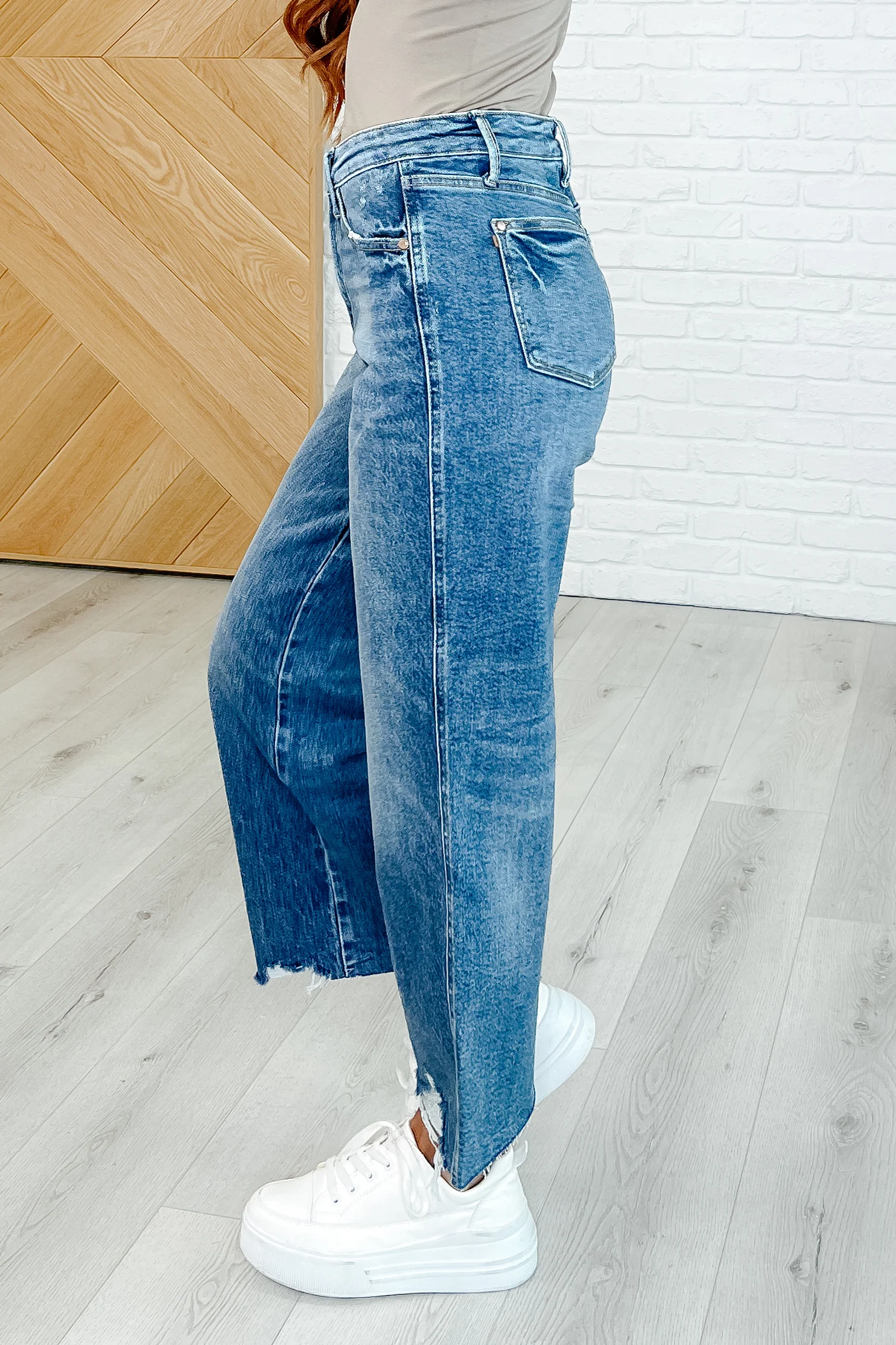 Megan High Rise Rigid Magic Wide Leg Crop Jeans - 4/2/2025 - Image 3