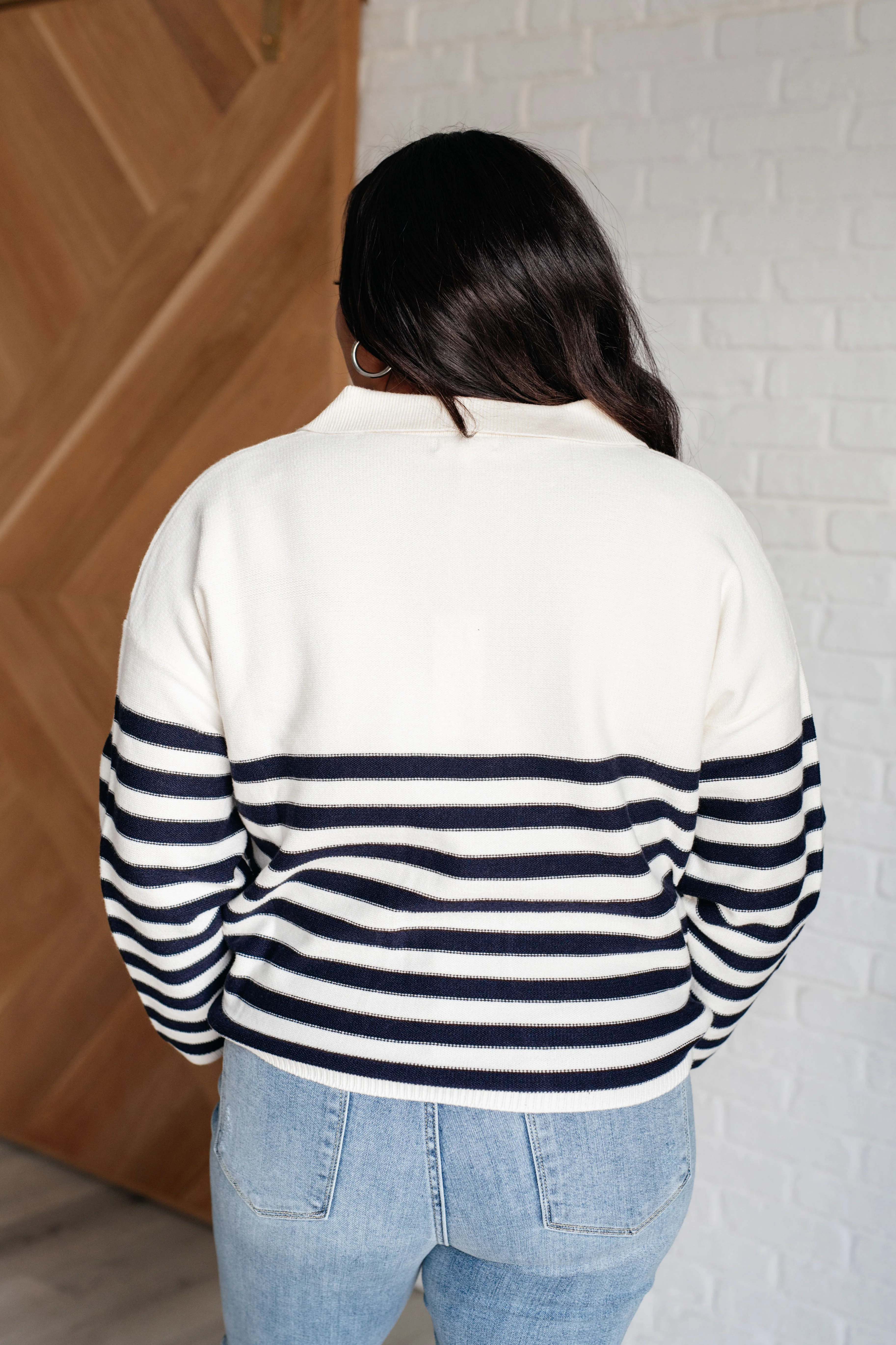 Memorable Moments Striped Sweater in White - 11/3/2025 - Image 7