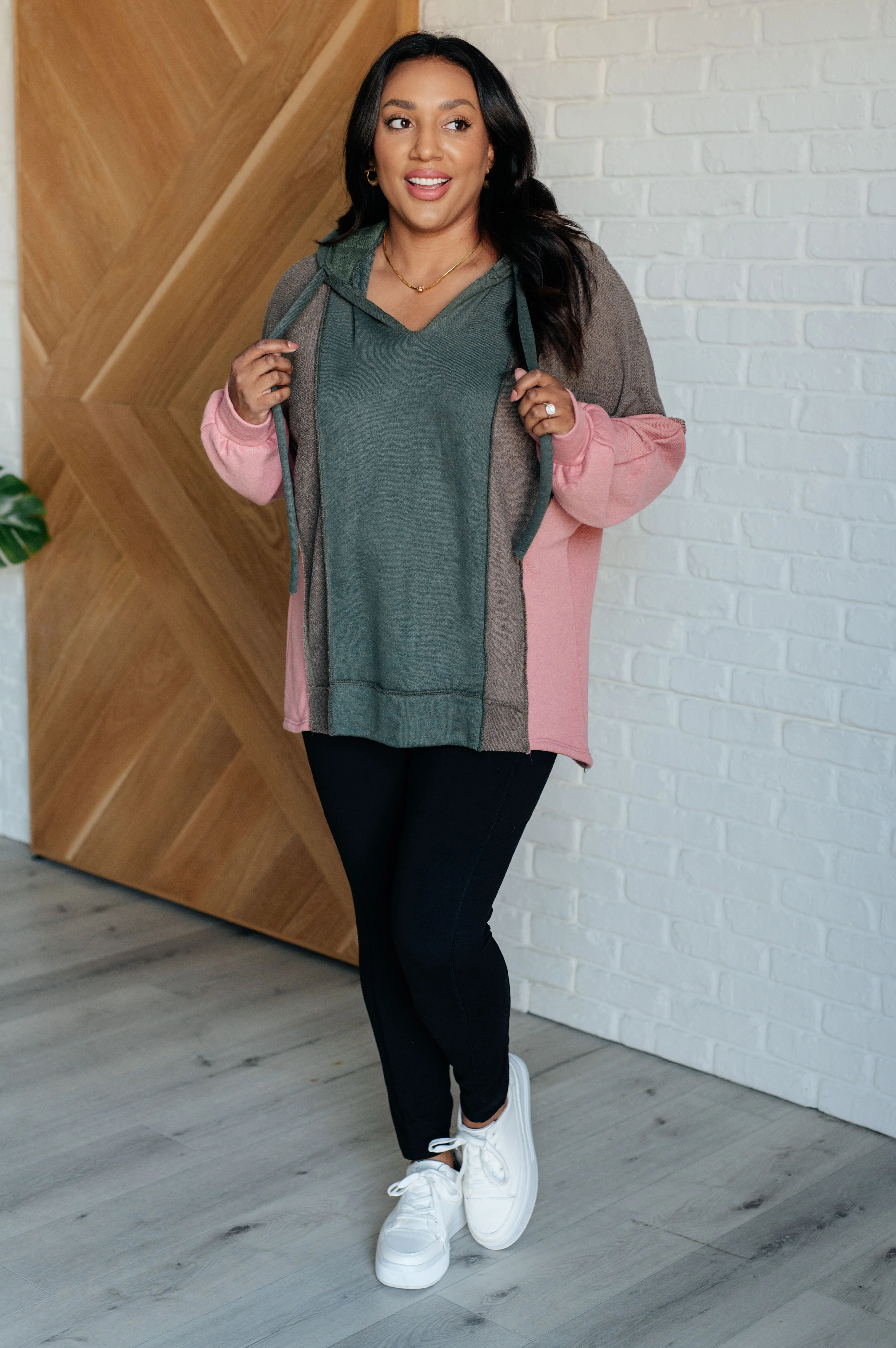Message Me Back Color Block Hoodie - 8/18/2025 - Image 3