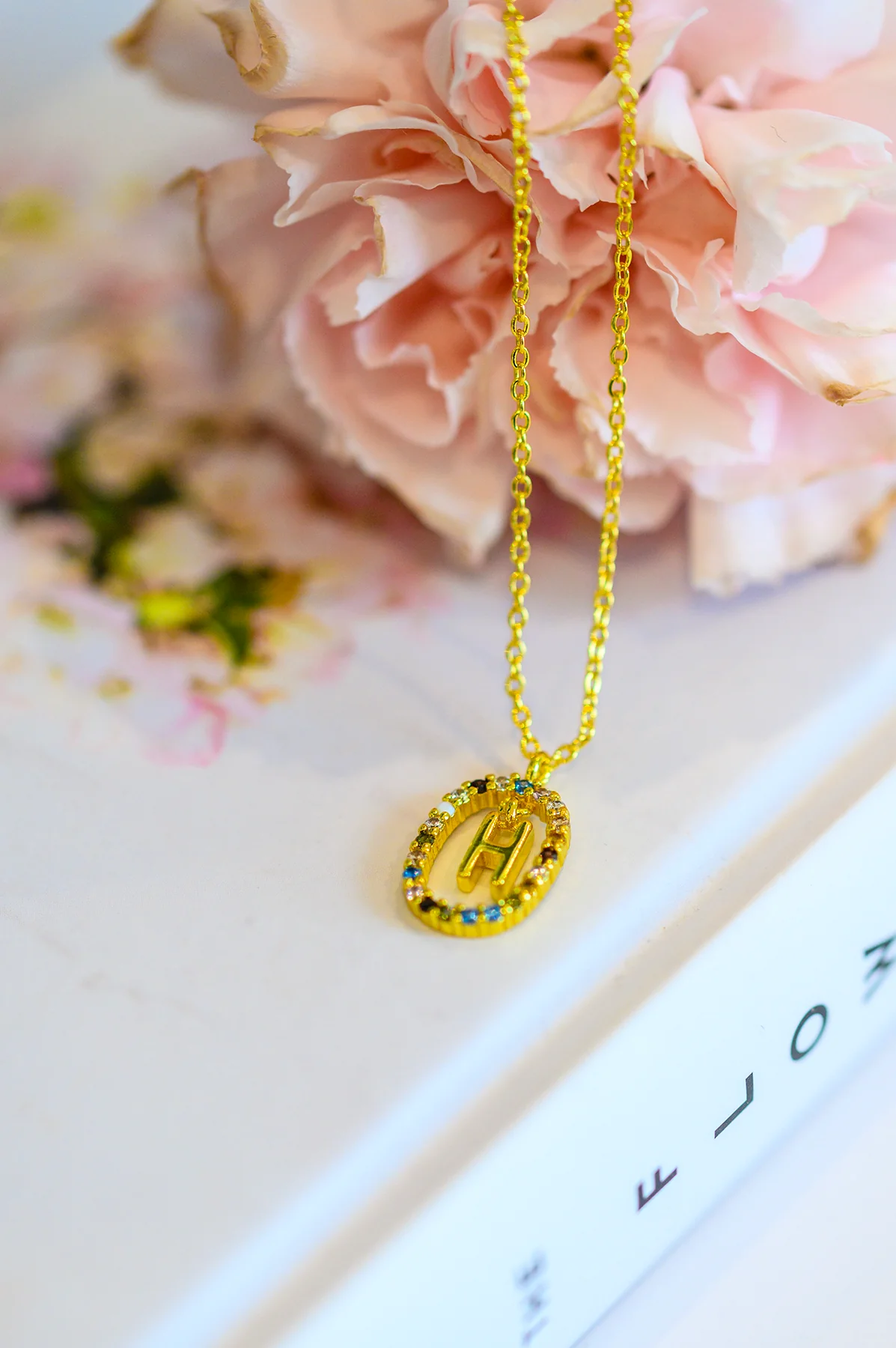 Mi Amor Gold Dipped Initial Necklace - 5/1/2023 - Image 8