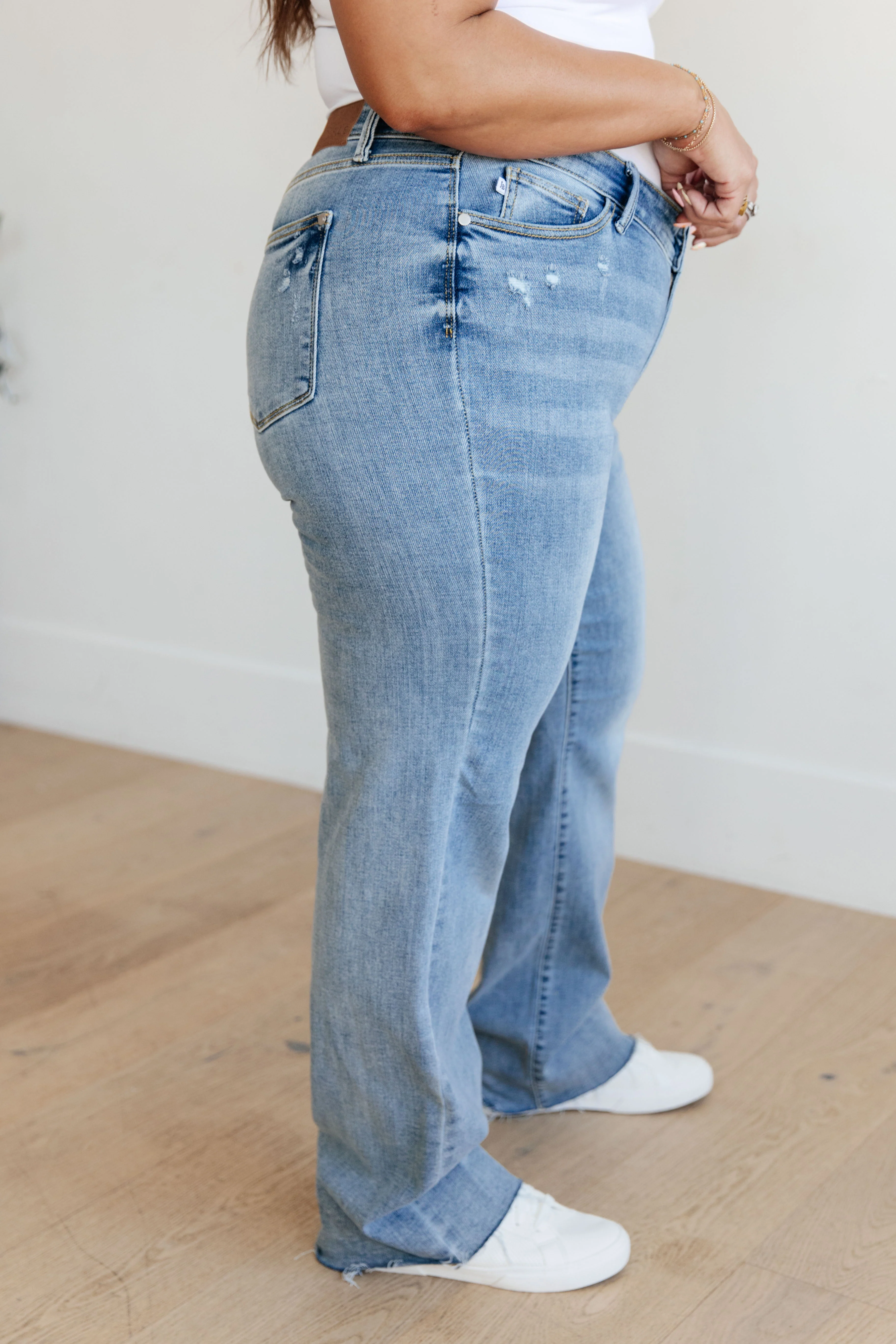 Mildred High Rise V Front Waistband Straight Jeans - 2/14/2024 - Image 5
