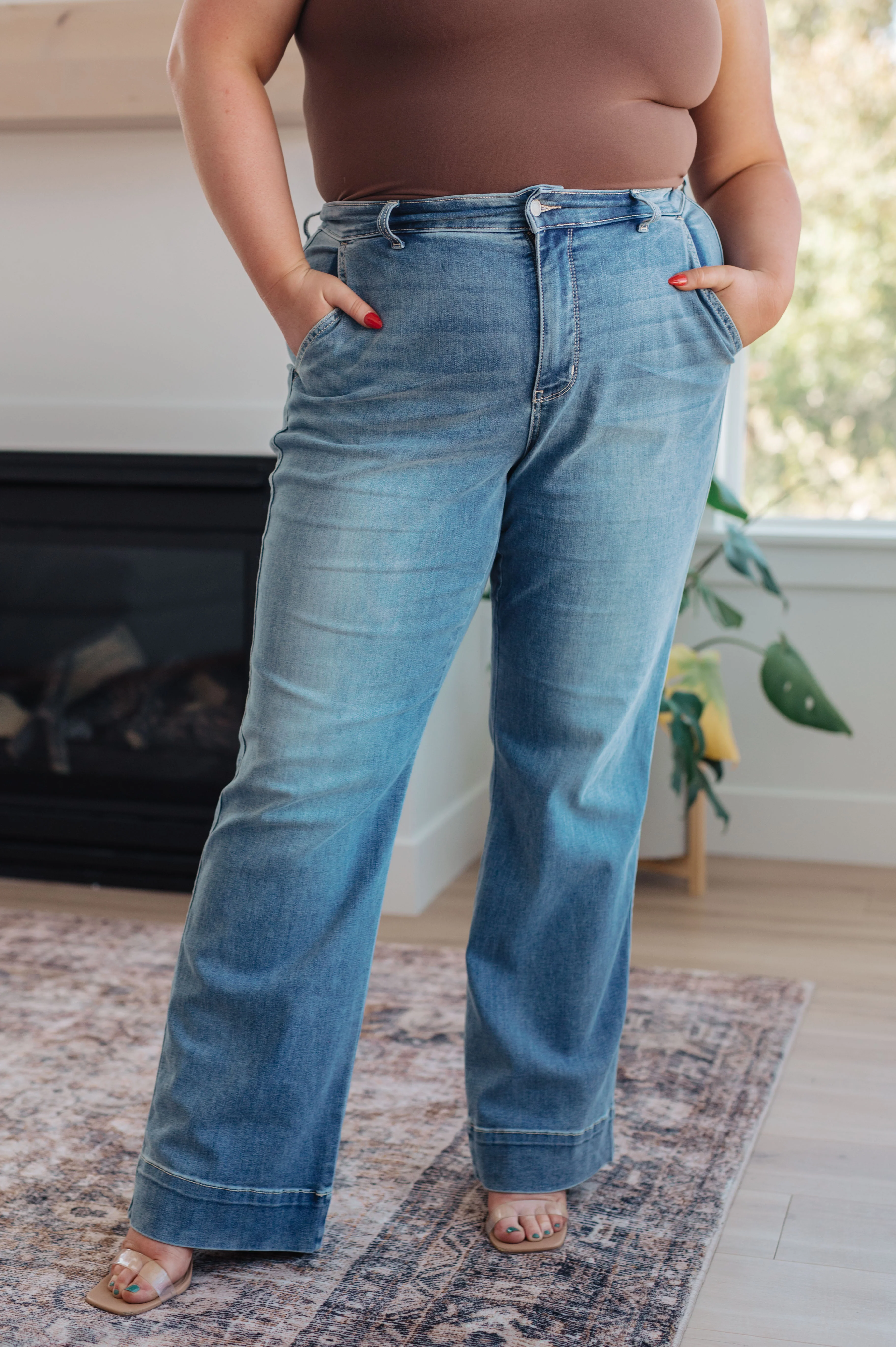 Mindy Mid Rise Wide Leg Jeans - 11/8/2023 - Image 4