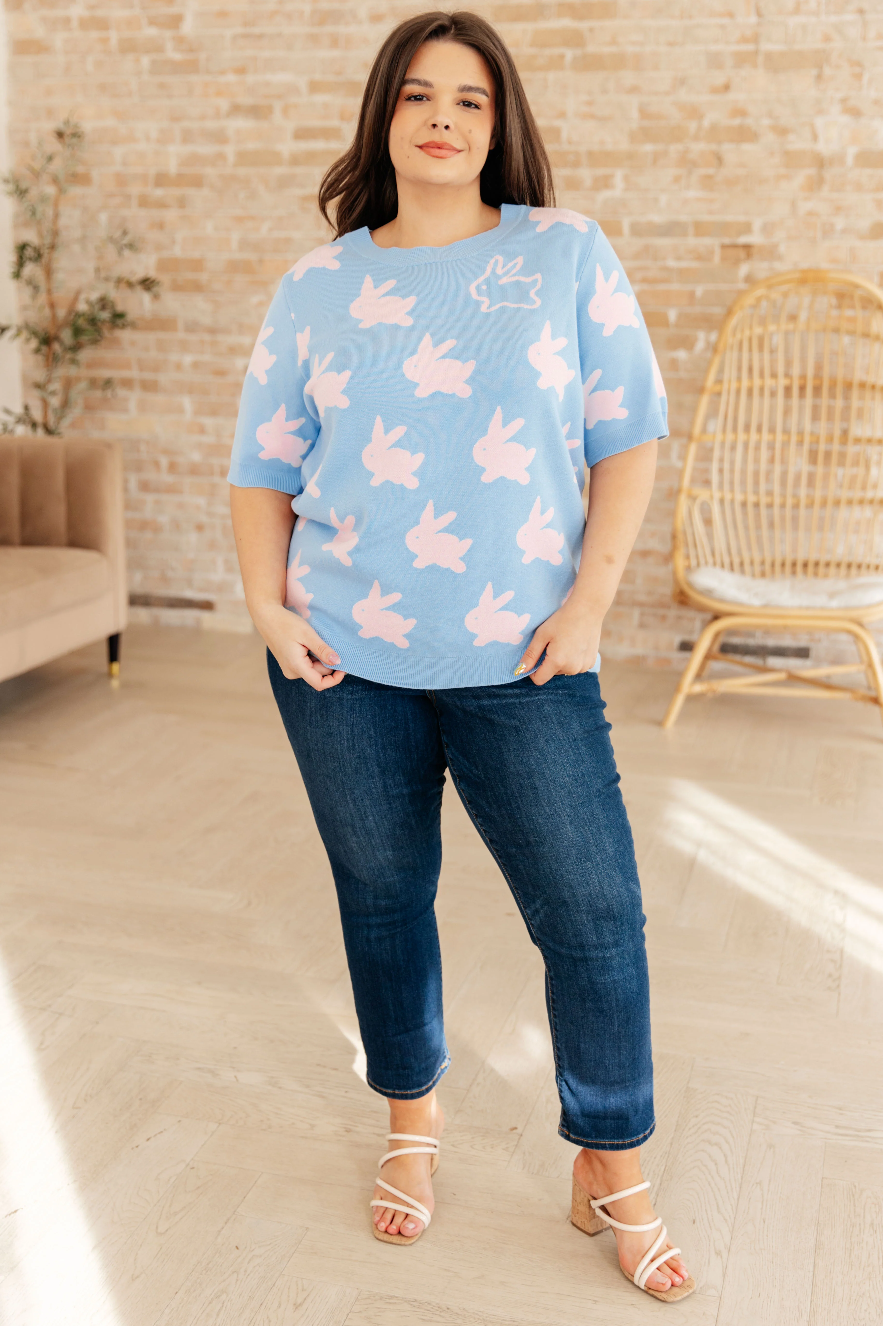 Miss Cottontail Half Sleeve Sweater - 2/20/2024 - Image 4