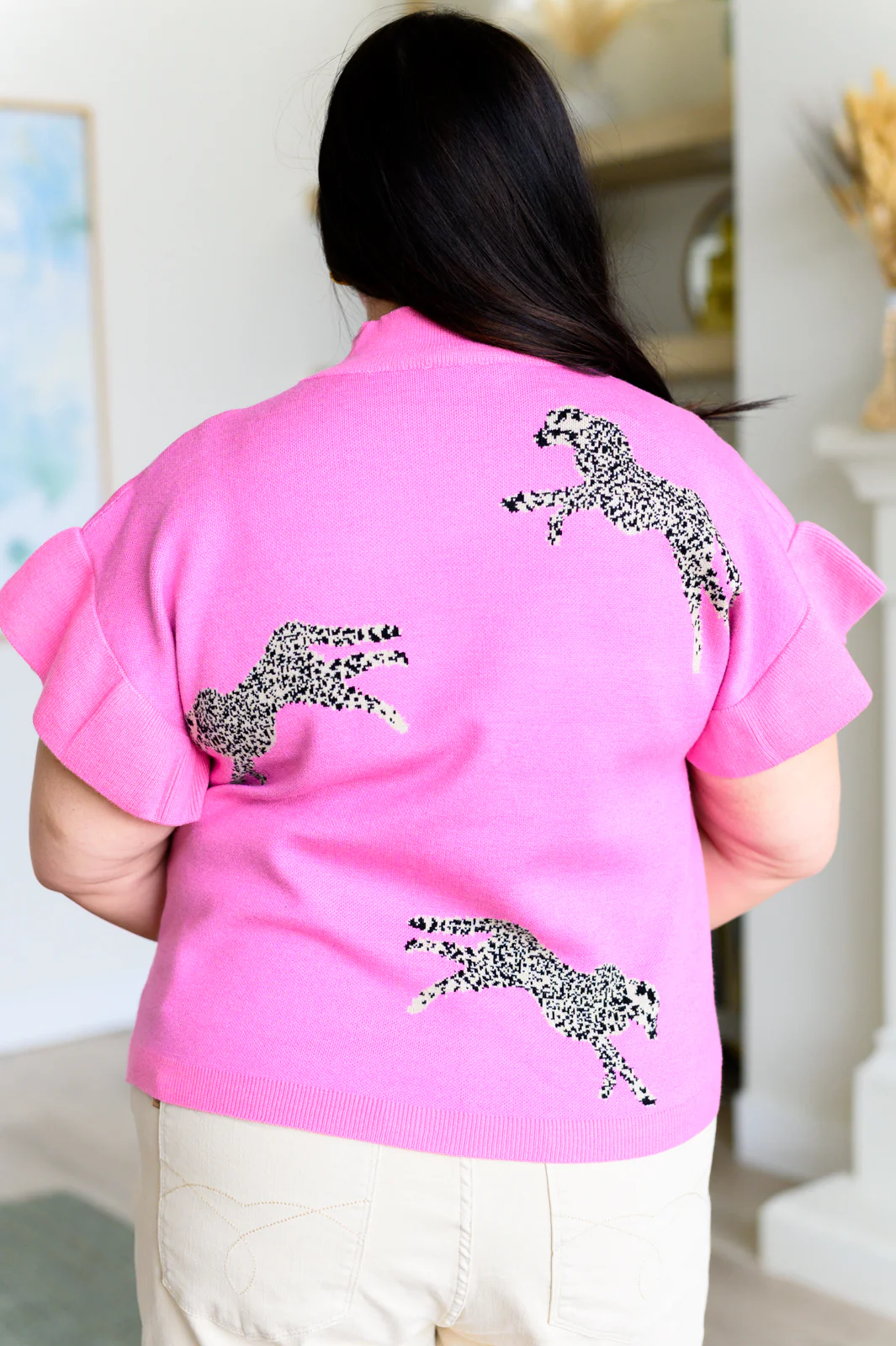 Miss Me Everywhere Mock Neck Blouse - 4/11/2024 - Image 7