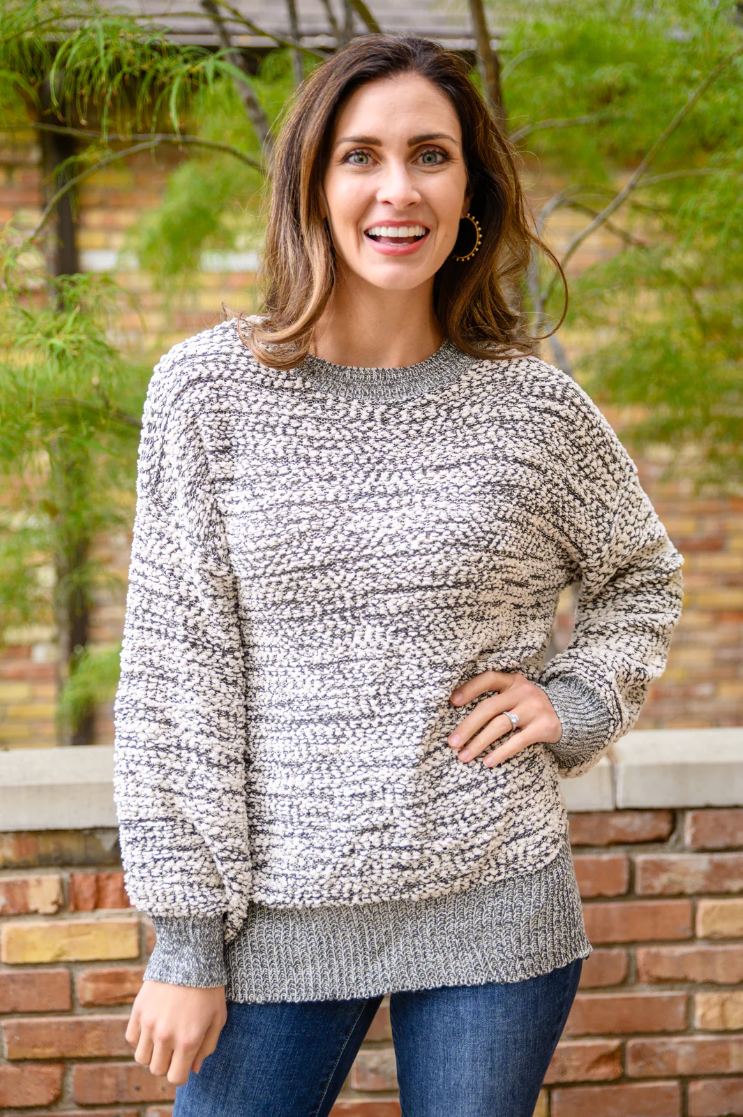 Monaco Sweater In Charcoal - 1/18/2022
