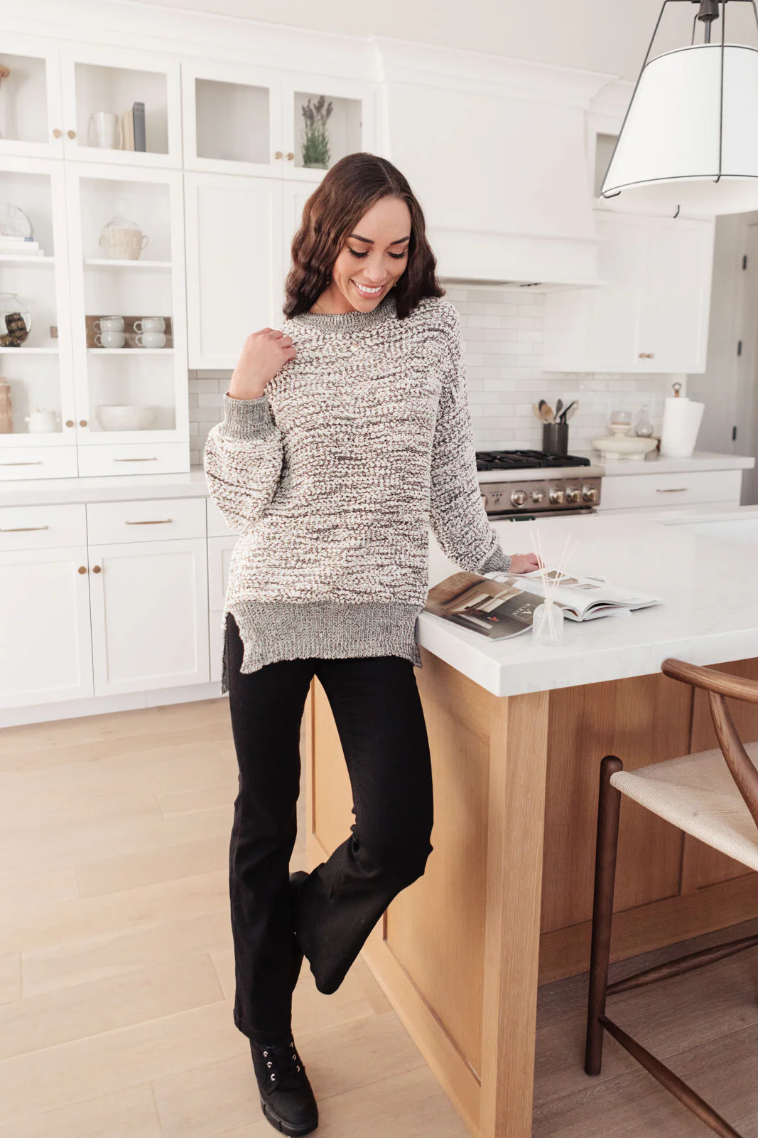 Monaco Sweater In Charcoal - 1/18/2022 - Image 6