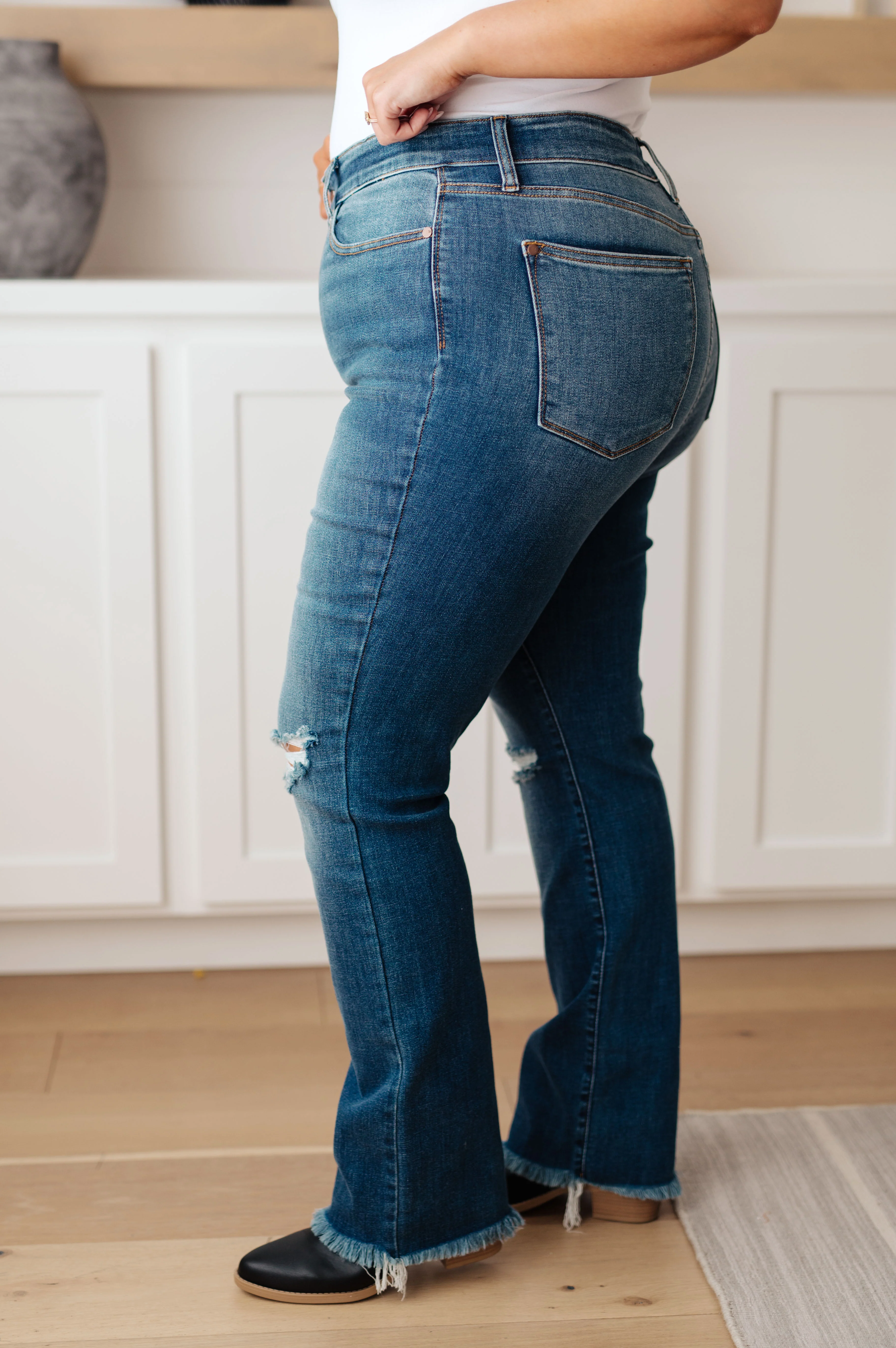 Morgan High Rise Distressed Straight Jeans - 9/27/2023 - Image 6