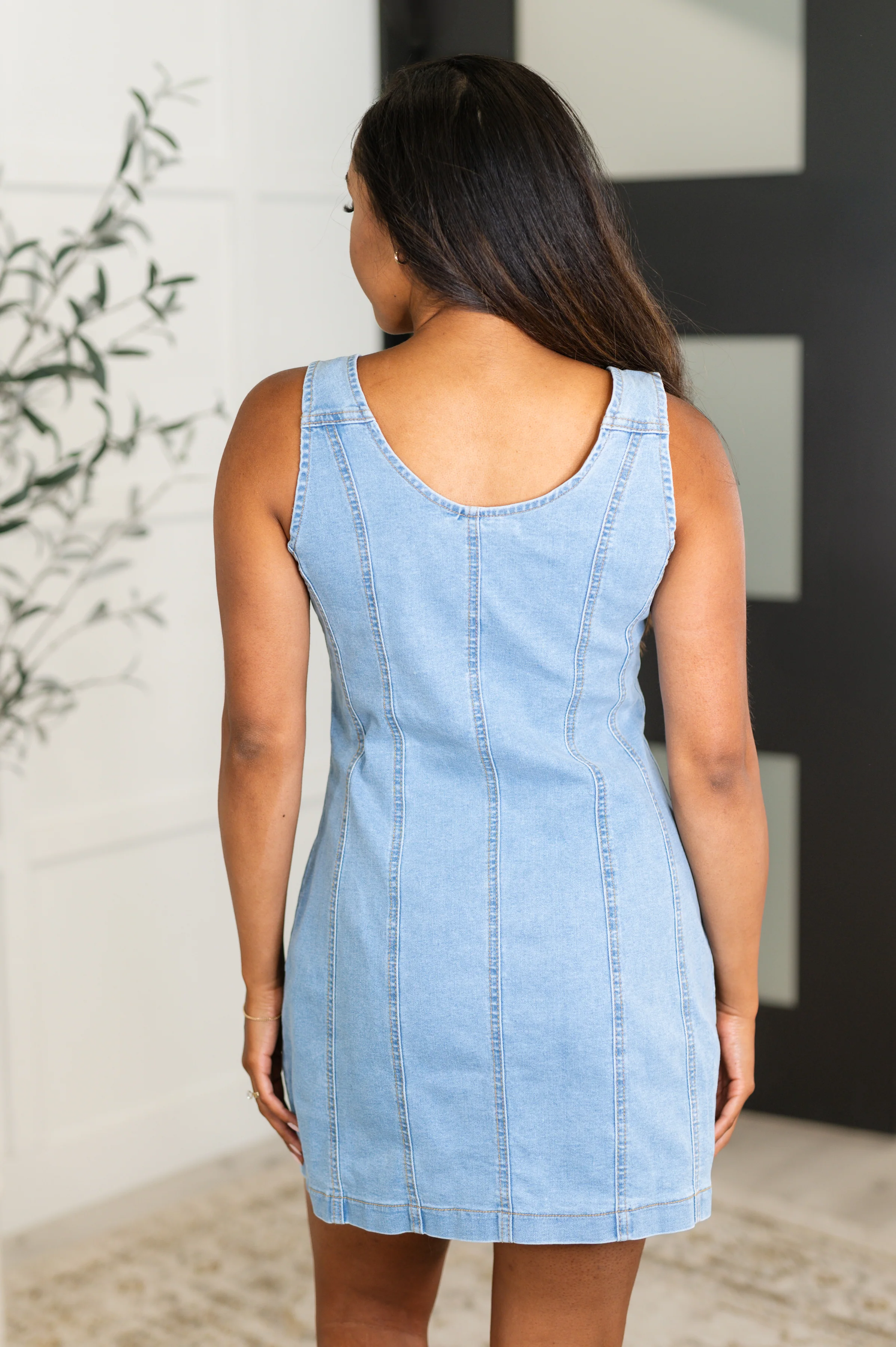 Most Surreal Button Front Denim Dress - 5/20/2025 - Image 4