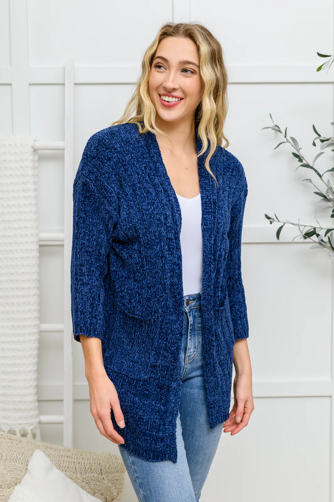 Mountain Mornings Cardigan In Navy - 11/25/2022 - Image 6