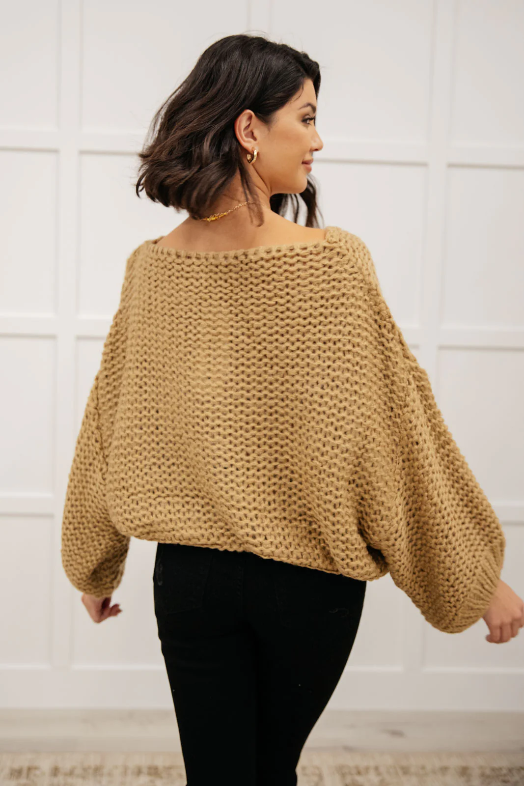 Natural Beauty Knit Sweater in Taupe - 11/11/2021 - Image 10