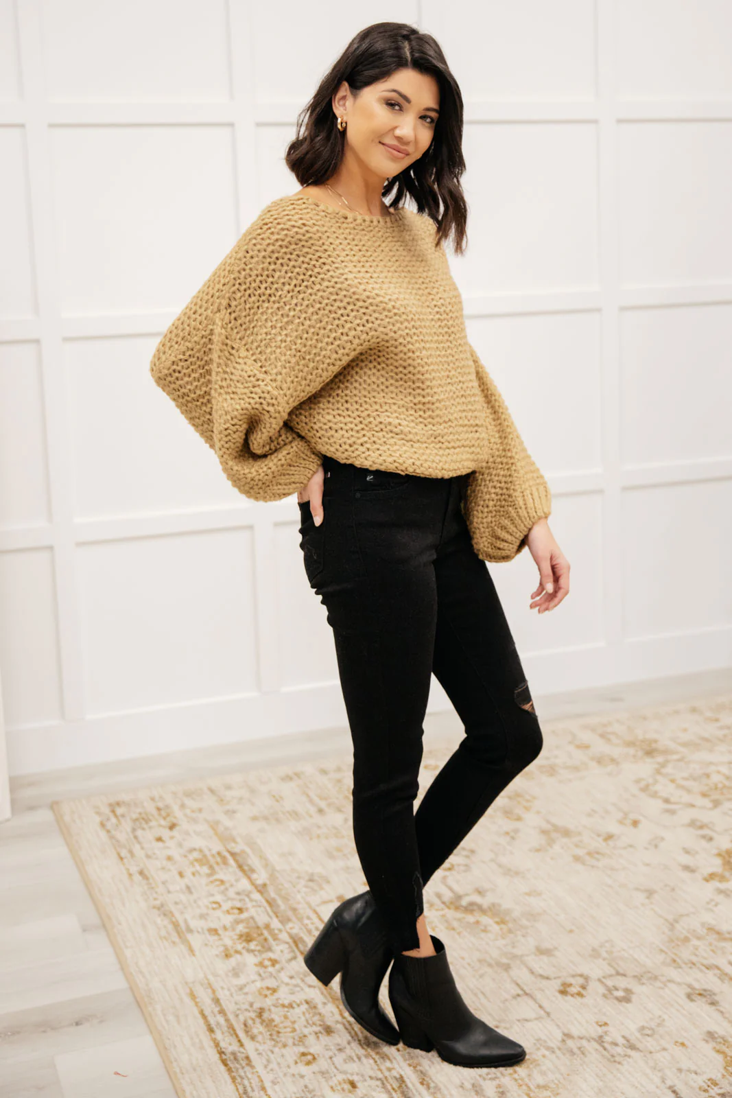 Natural Beauty Knit Sweater in Taupe - 11/11/2021 - Image 8