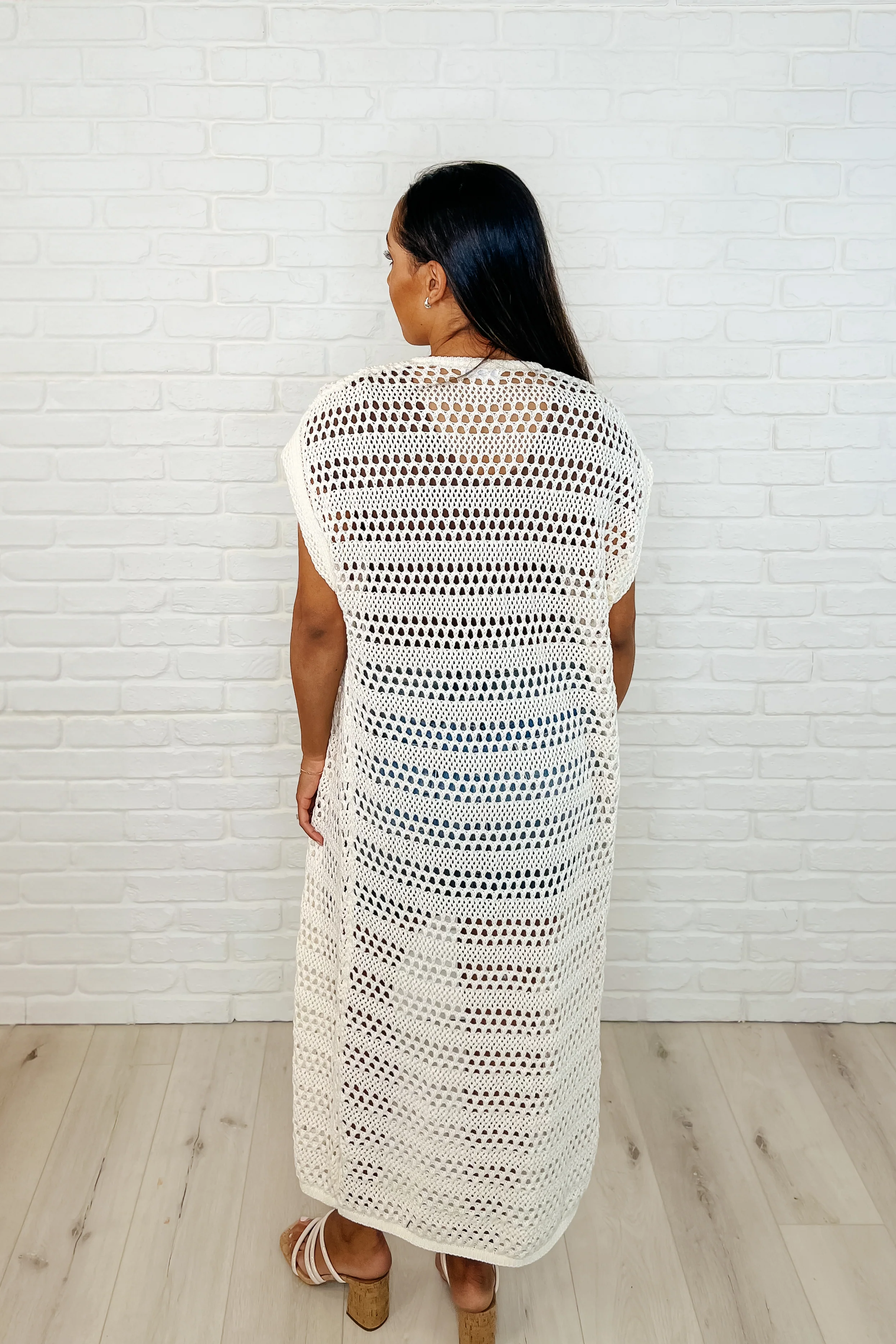 Need the Air Flow Open Front Cardigan in Ivory - 4/4/2025 - Image 4