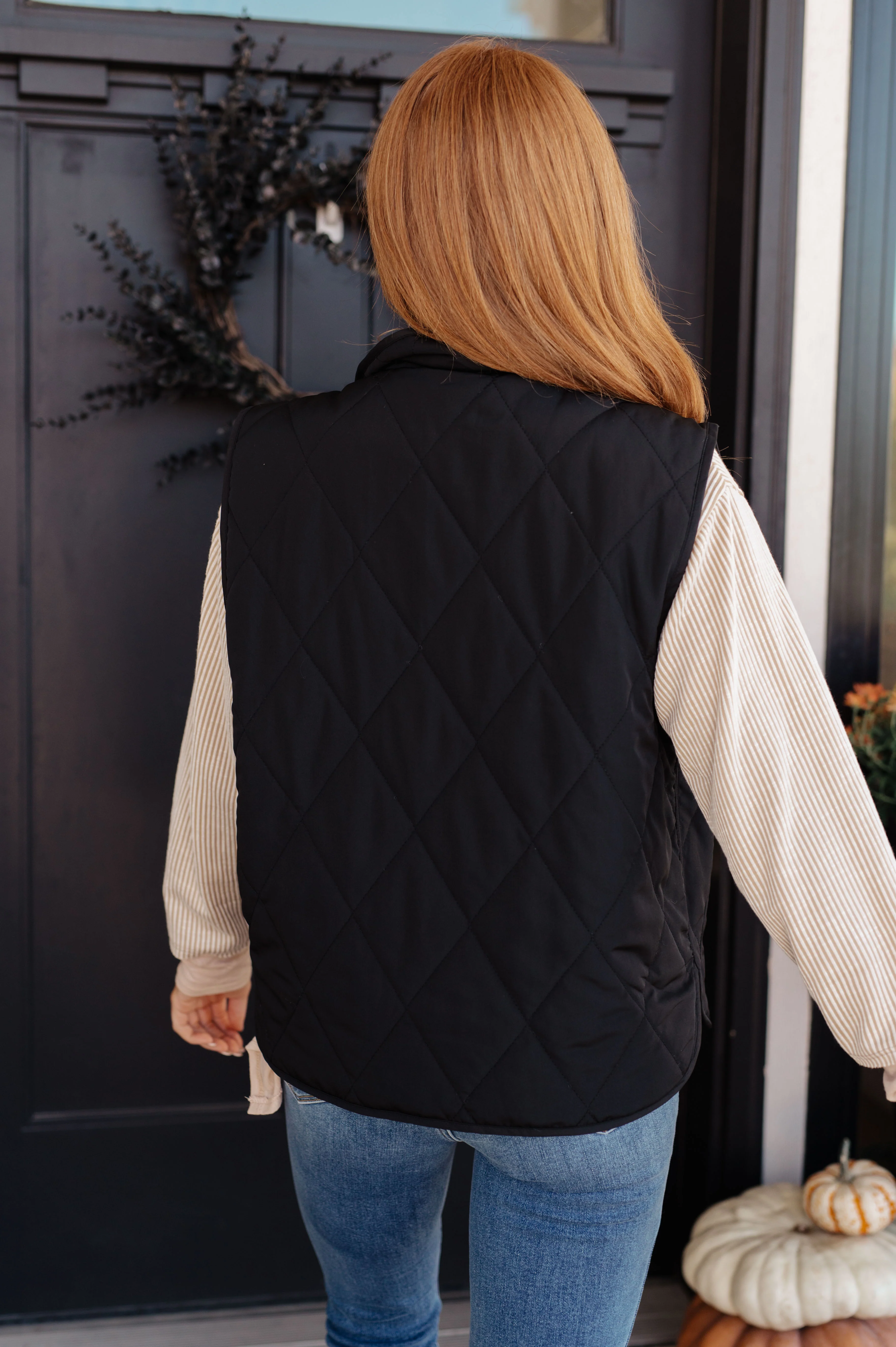 Neither Here Nor There Puffer Vest in Black - 11/9/2023 - Image 10