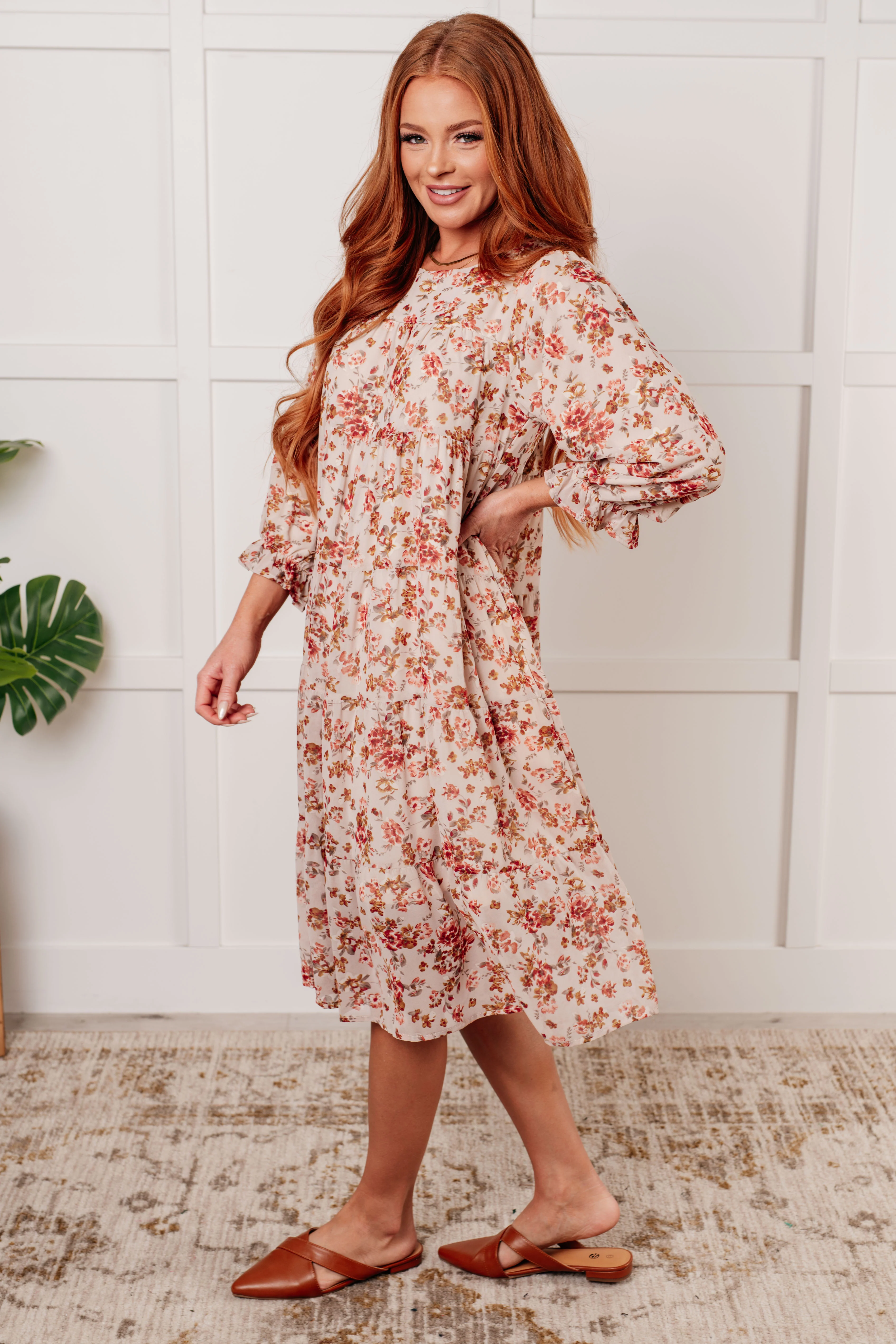 Next to You Balloon Sleeve Floral Dress - 11/5/2024 - Image 4