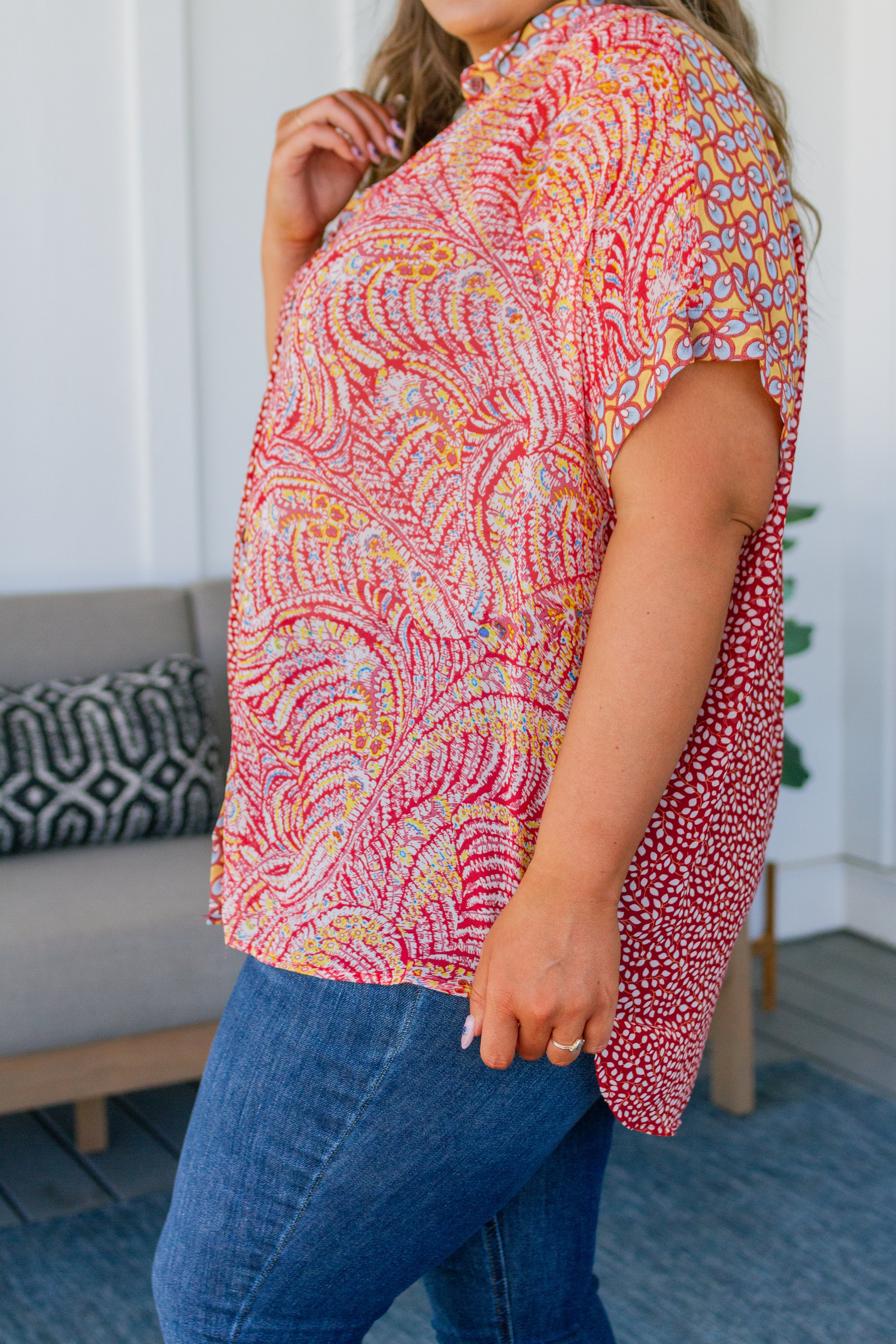 No Competition Mixed Print Button Down - 8/1/2023 - Image 3