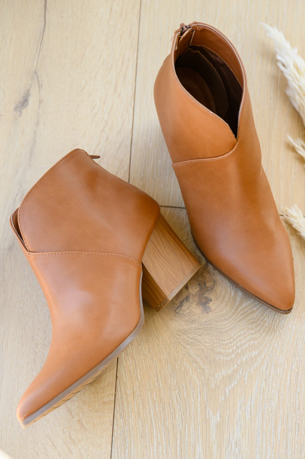 No Doubt Notched Ankle Boots In Brown - 10/4/2022 - Image 3