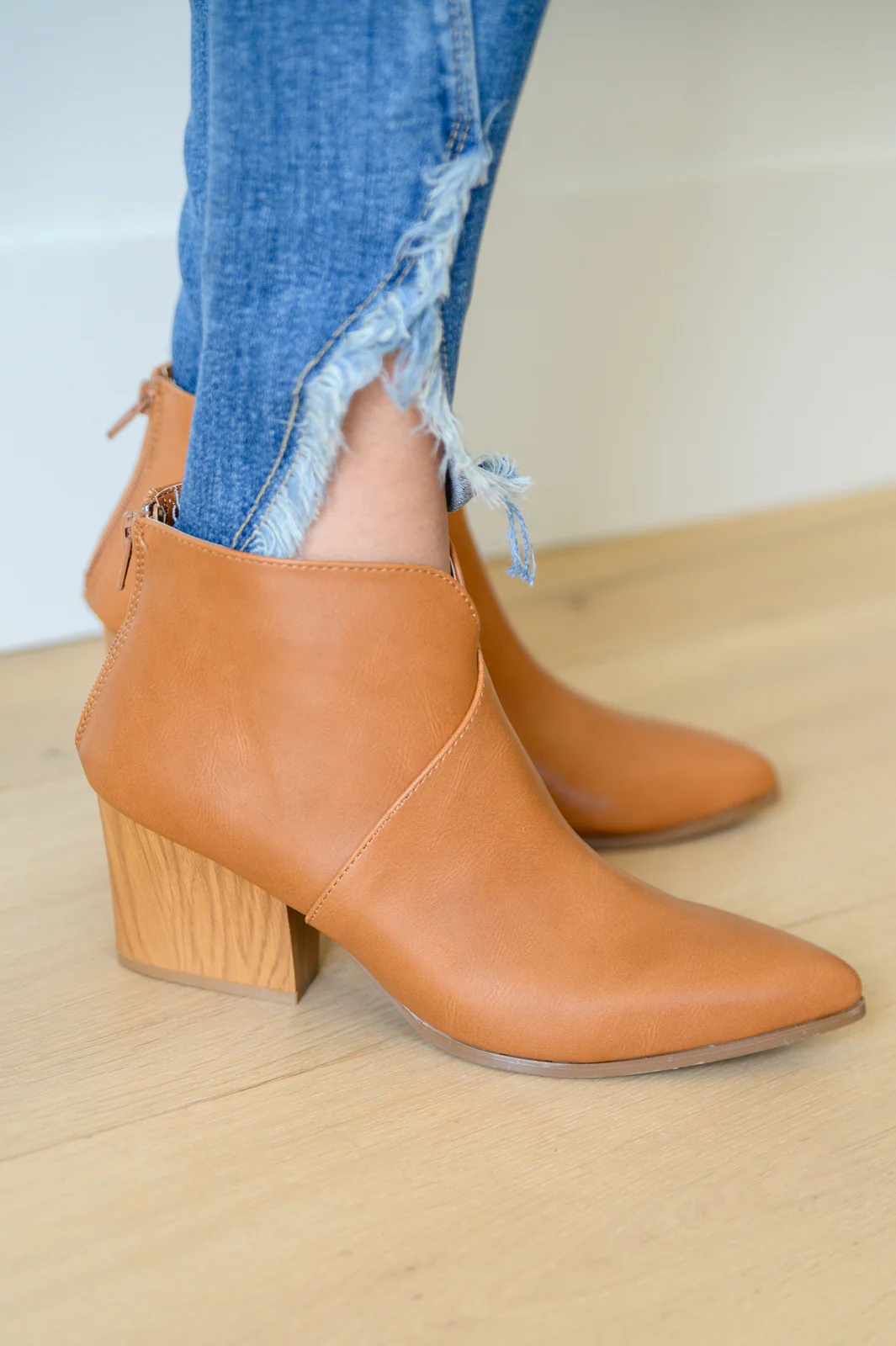 No Doubt Notched Ankle Boots In Brown - 10/4/2022 - Image 6