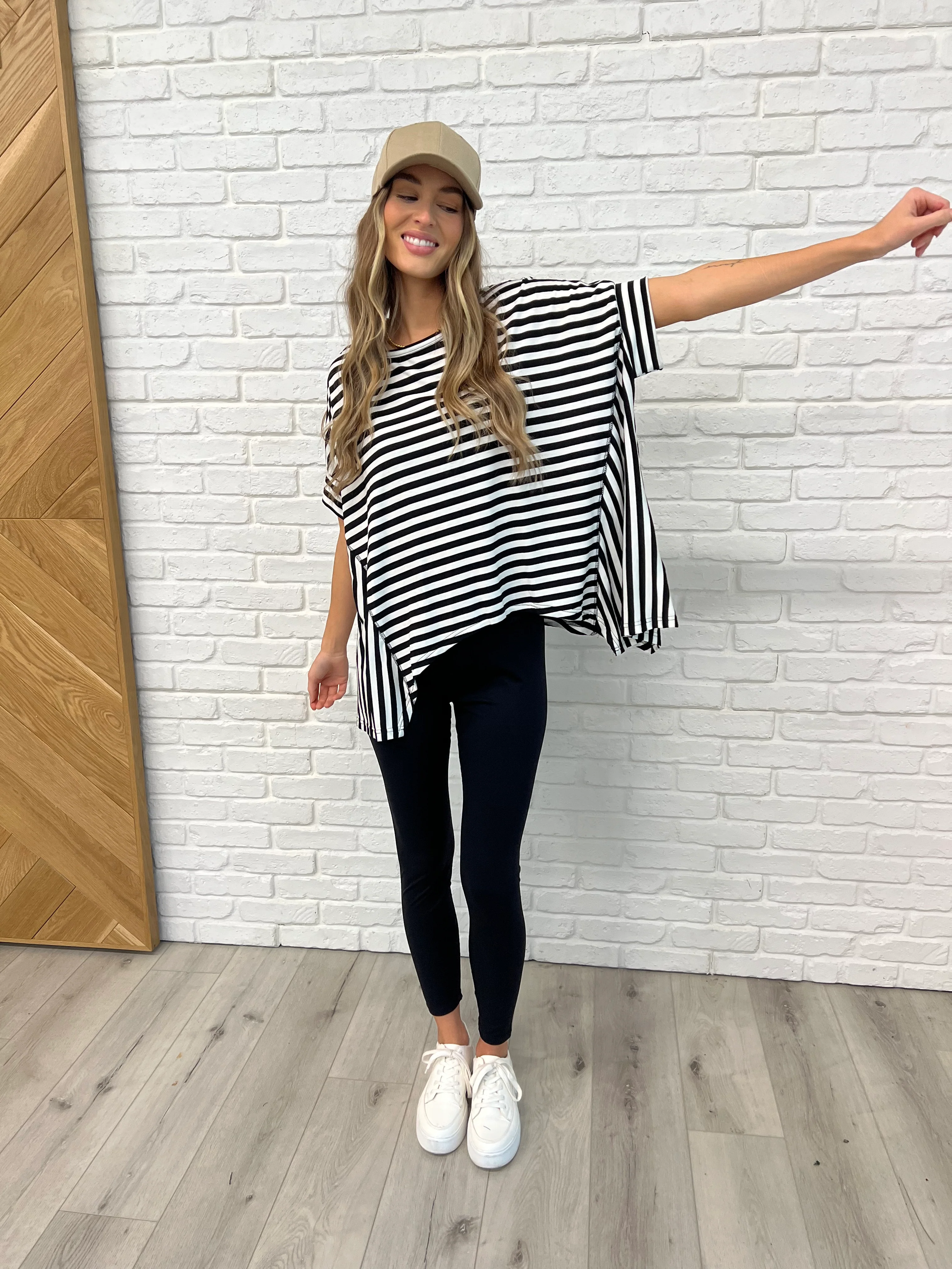 No Stopping It Striped Oversized Top - 2/10/2025 - Image 4