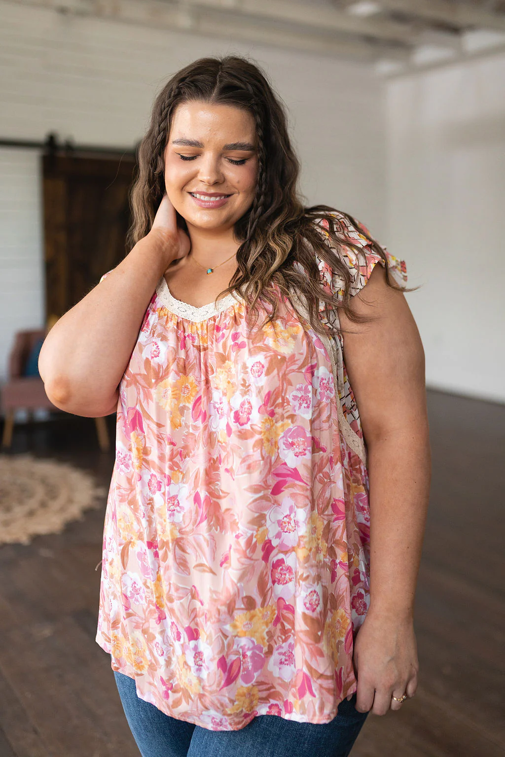 Not So Serious Floral Blouse in Pink - 7/14/2023 - Image 8