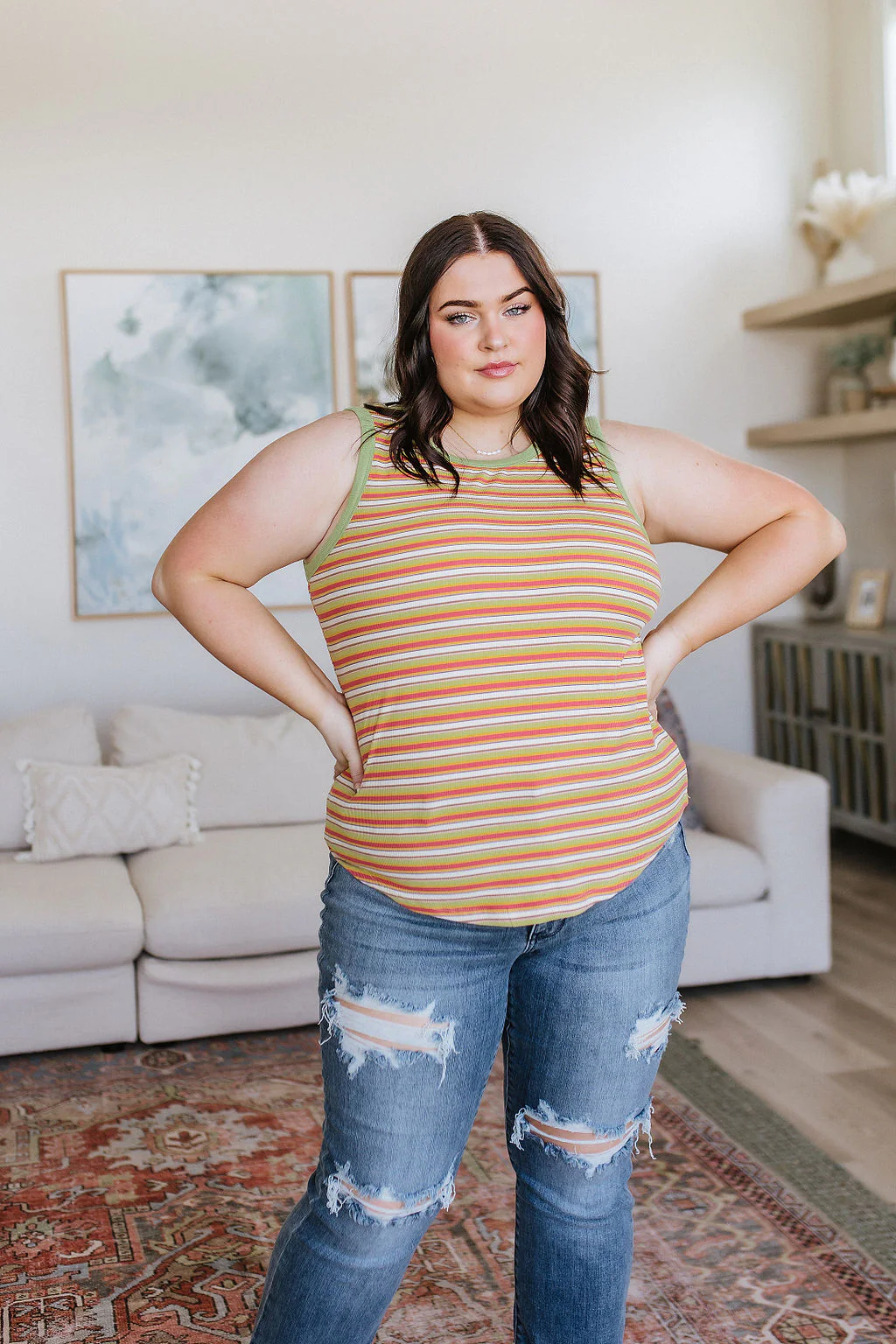 Now and Forever Striped Tank - 4/21/2023 - Image 14