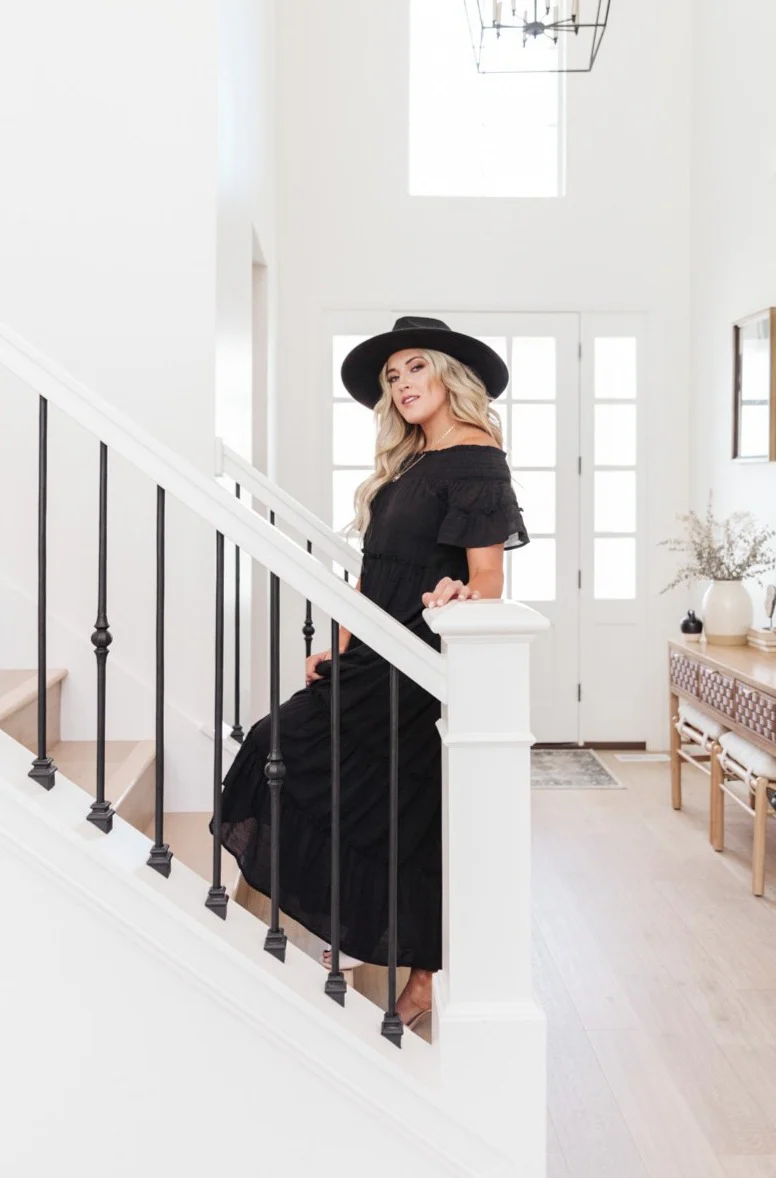 Olivia Tiered Maxi Dress in Black - 8/19/2021 - Image 2
