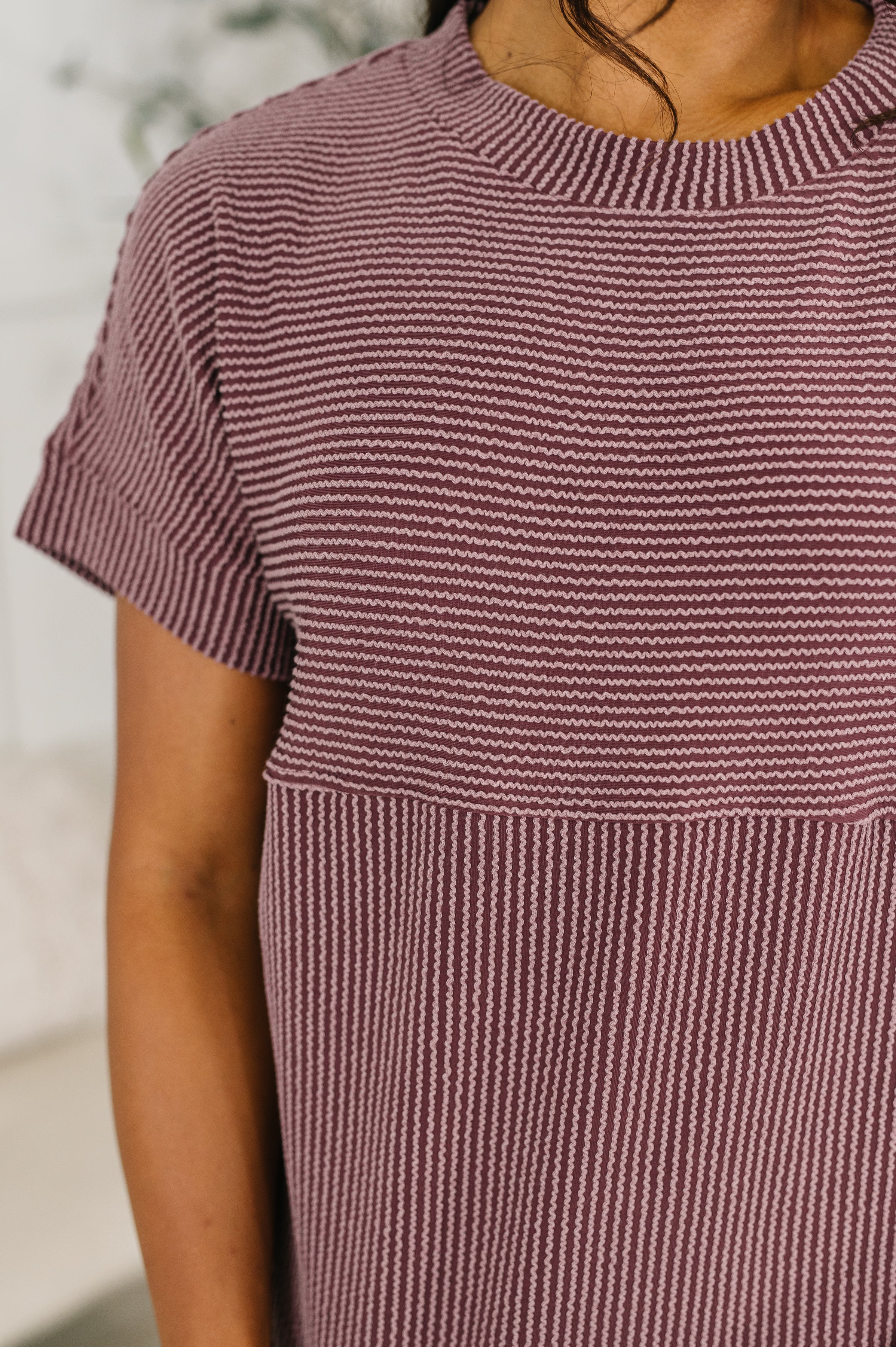 On Repeat Cable Ribbed Knit Tee - 4/17/2026 NEW - Image 2