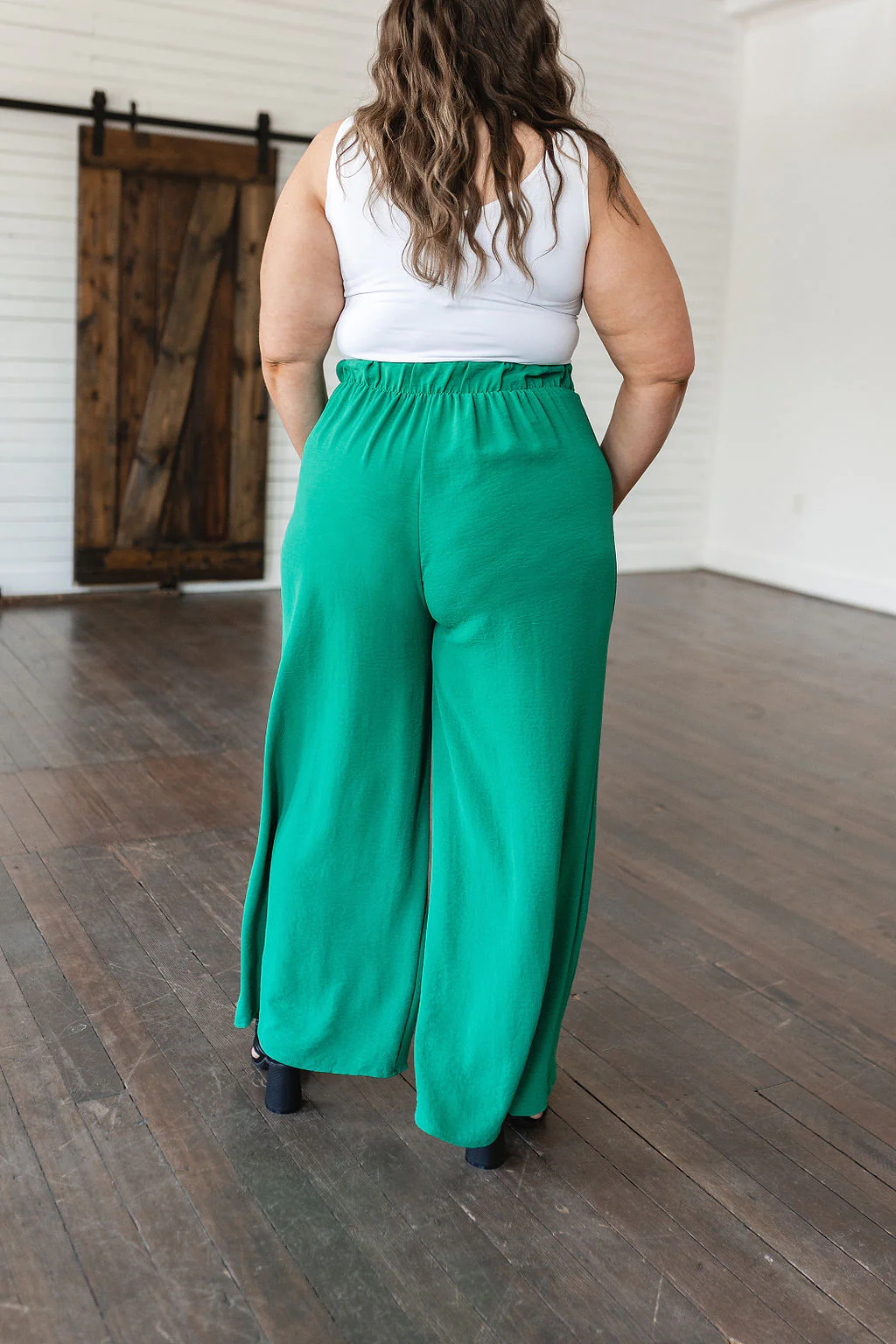 On The Other Side Wide Leg Pants in Green - 7/11/2023 - Image 6
