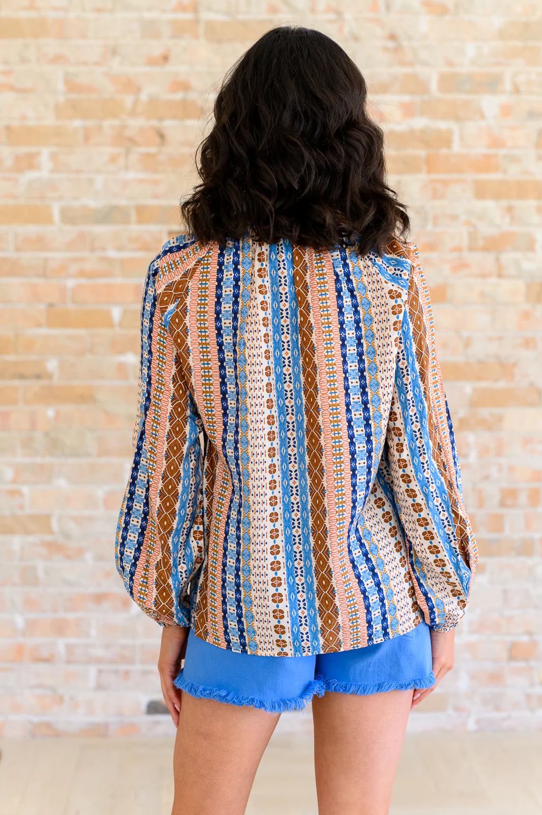 Open Sky Boho Tunic in Navy Mauve - 6/14/2024 - Image 4