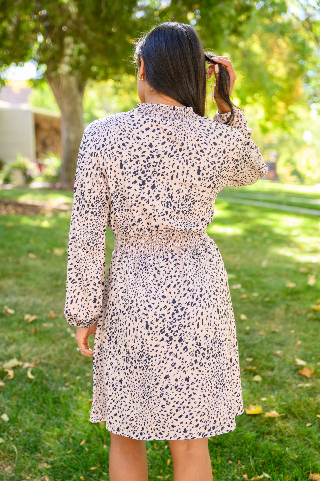 Ophelia Animal Print Shirred Waist Dress - 11/1/2022 - Image 19