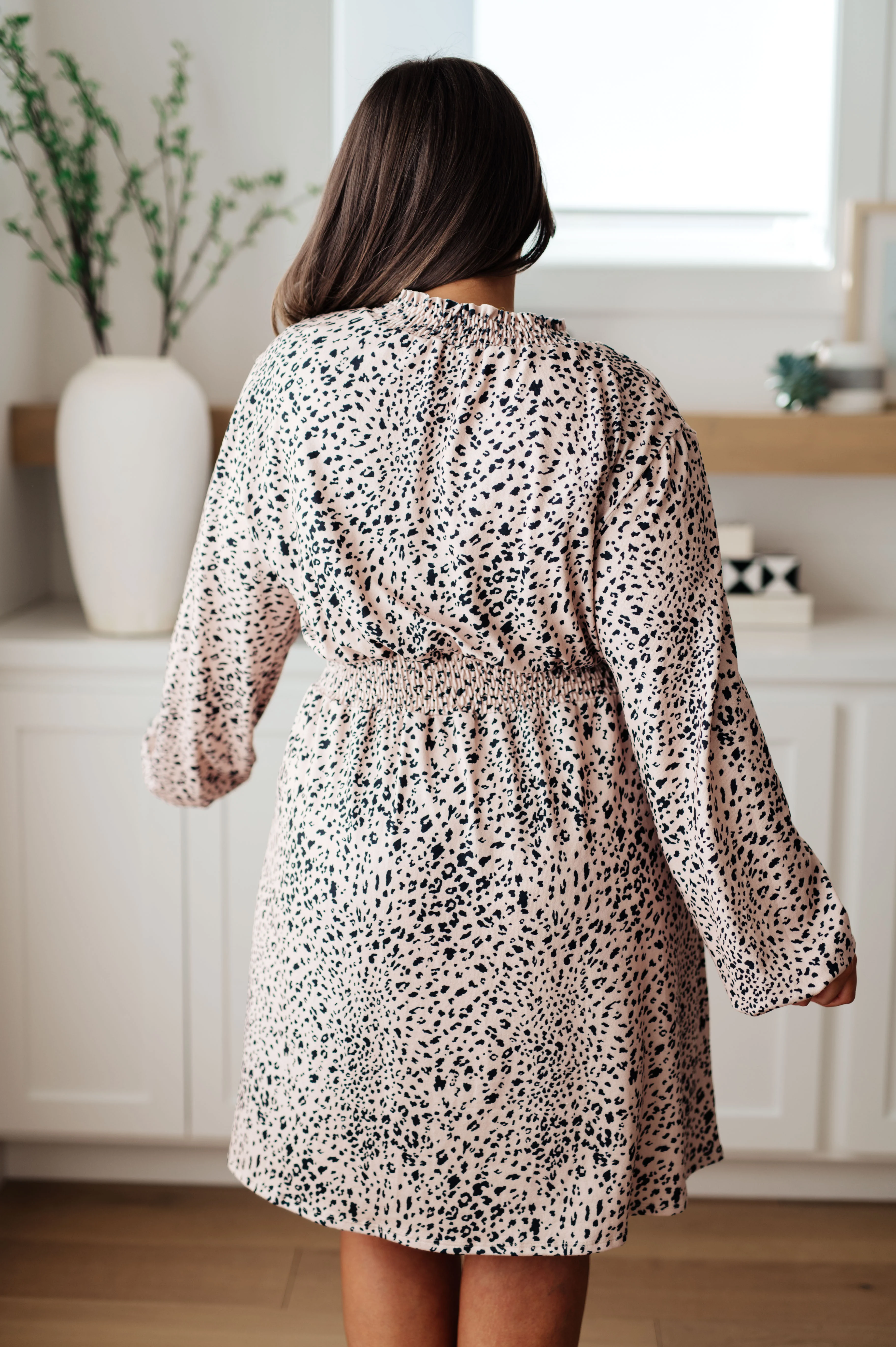 Ophelia Animal Print Shirred Waist Dress - 11/1/2022 - Image 9