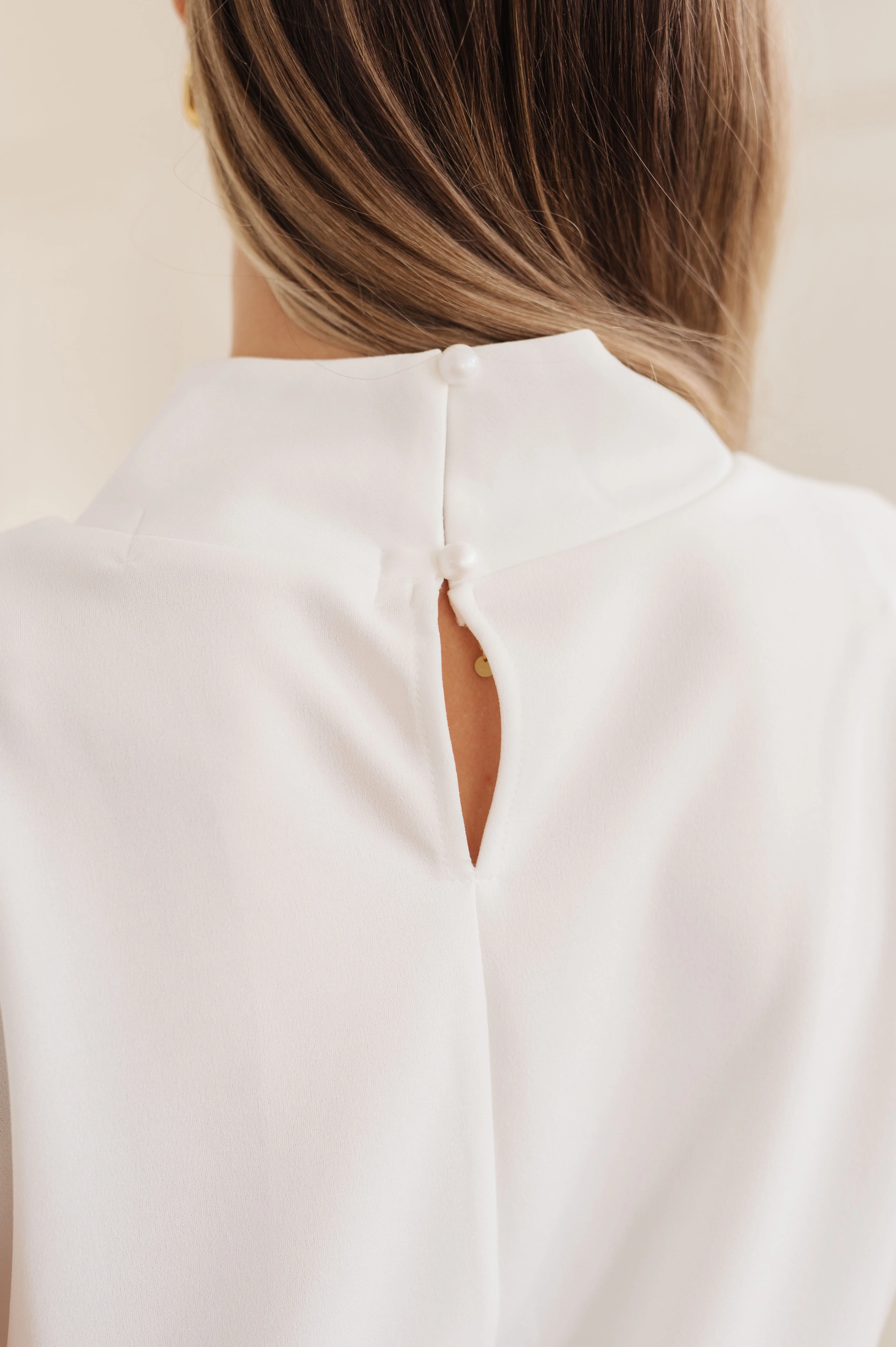 Overqualified Mock Neck Cap Sleeve Top - 11/21/2023 - Image 3