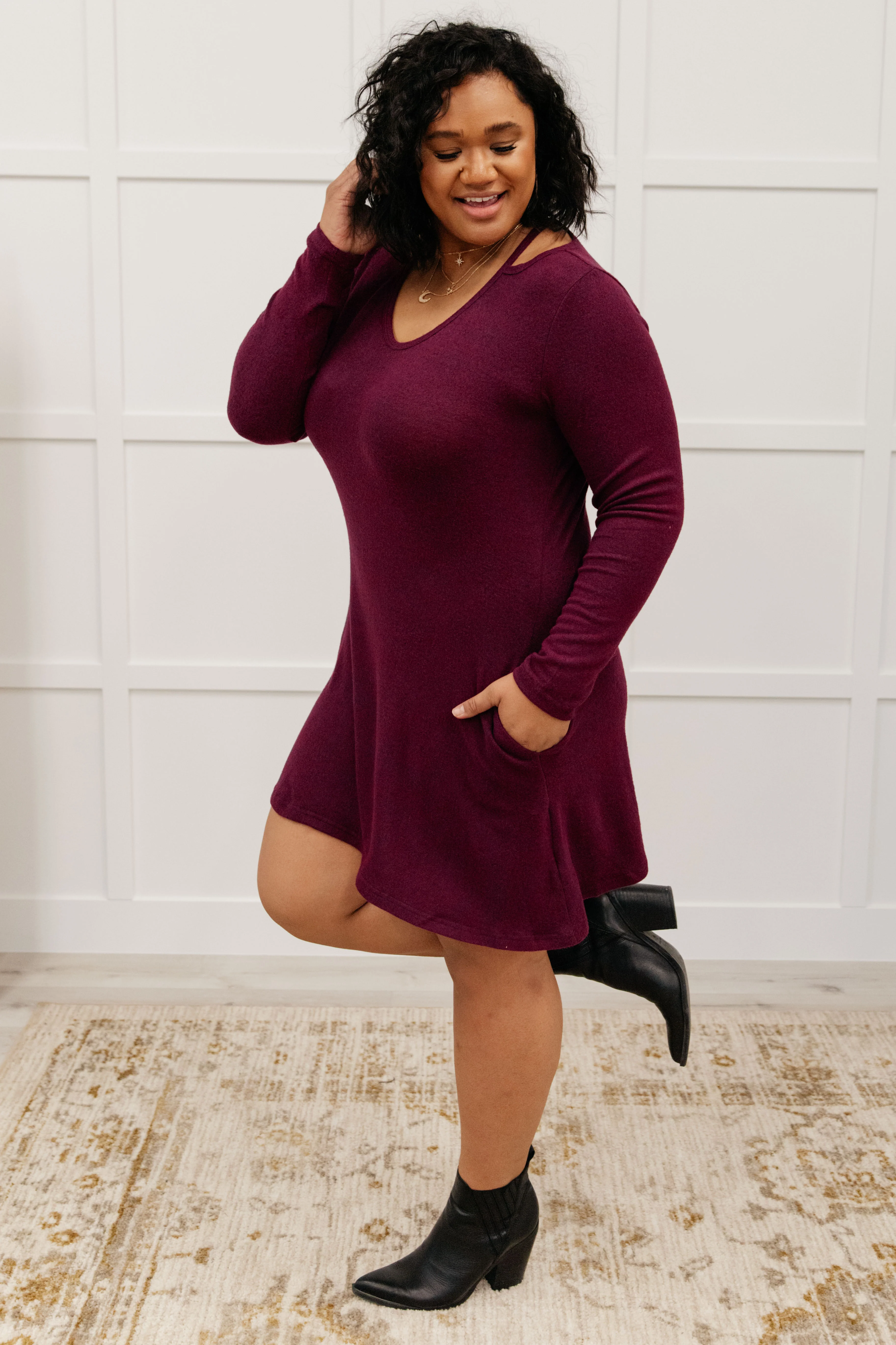 Paloma Tunic In Burgundy - 11/2/2021 - Image 2