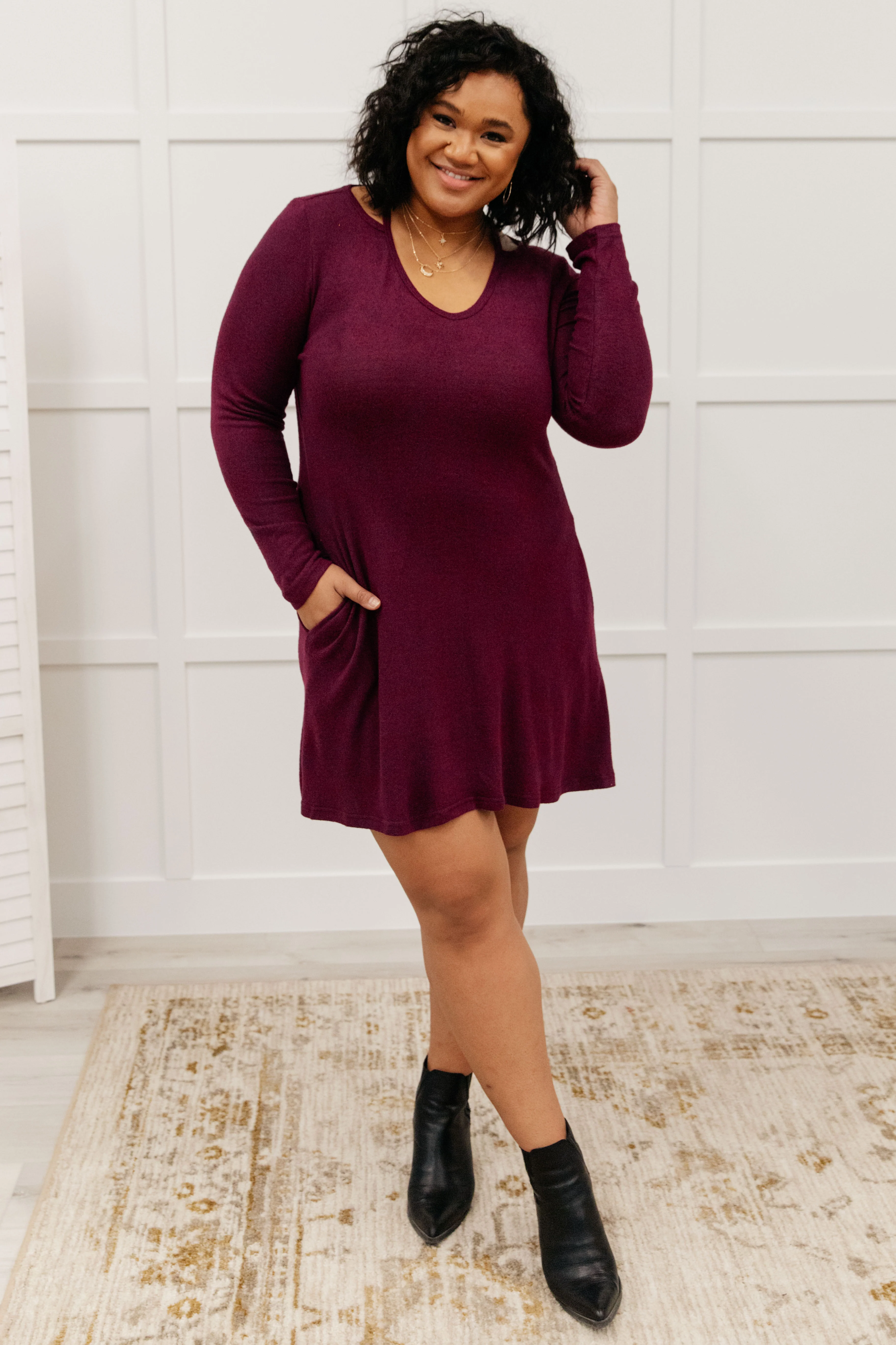 Paloma Tunic In Burgundy - 11/2/2021 - Image 4