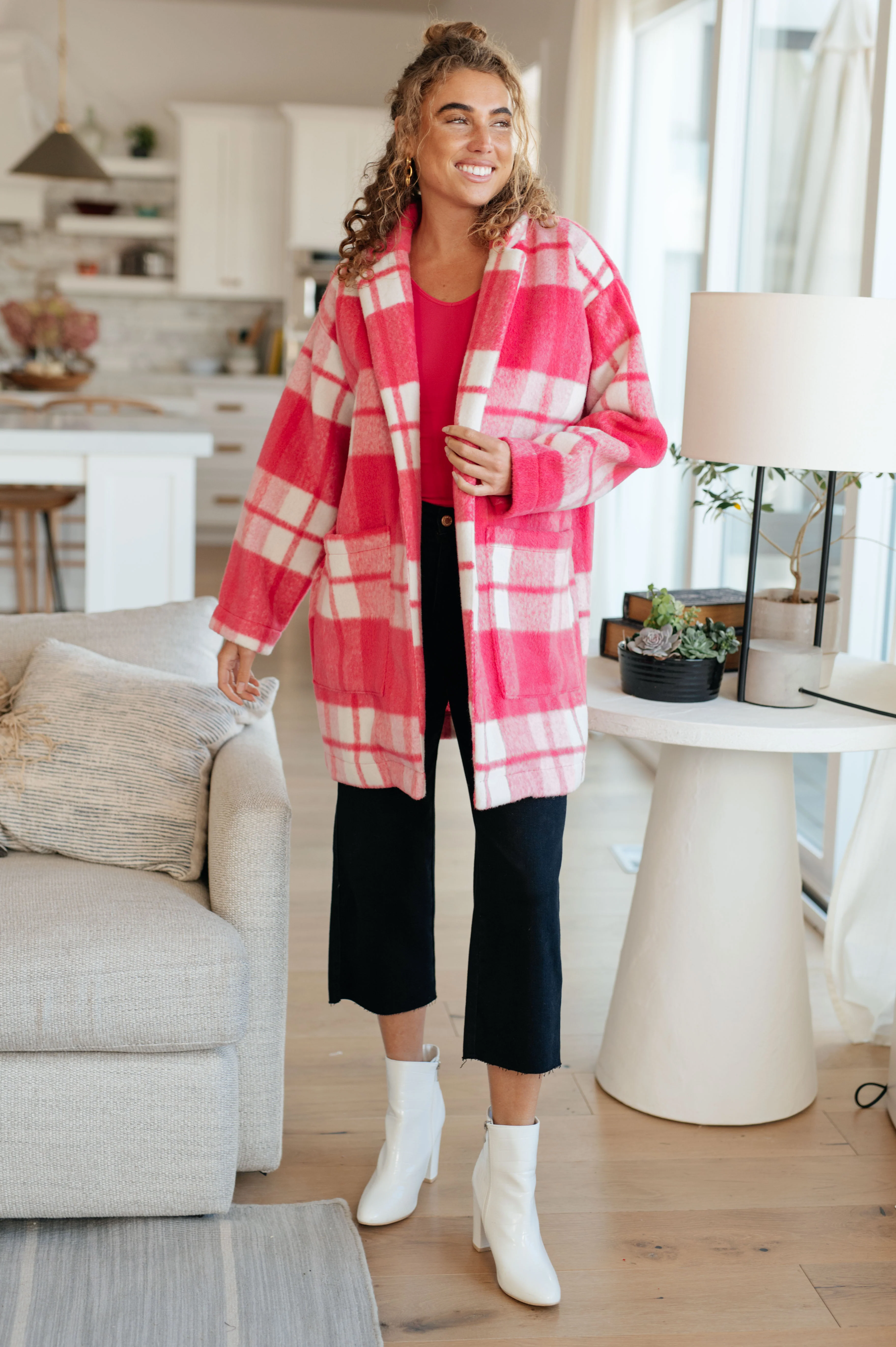 Passion in Plaid Coat in Pink - 10/11/2024 - Image 10