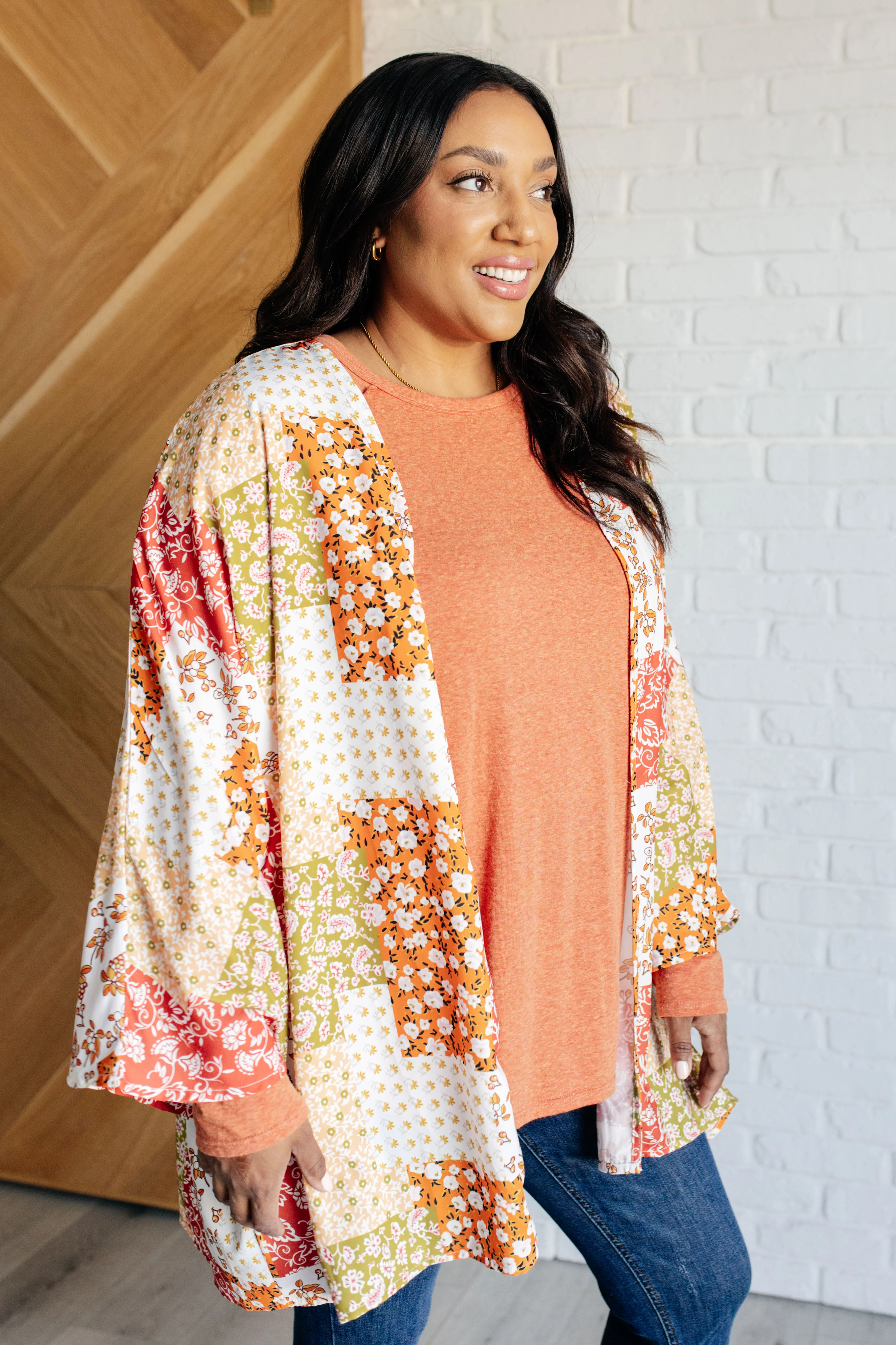 Patchwork of Feelings Mixed Floral Kimono - 10/15/2024 - Image 4