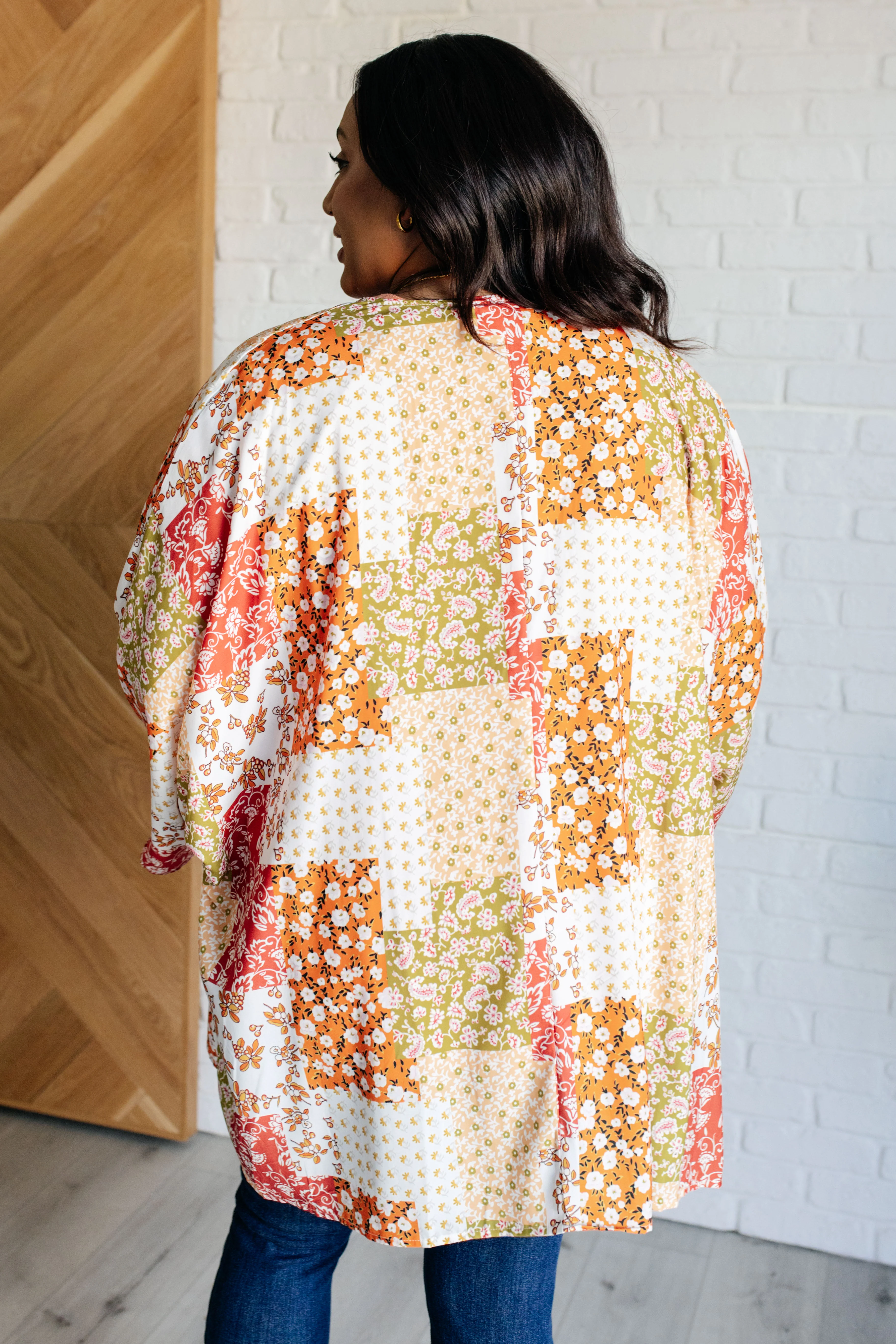 Patchwork of Feelings Mixed Floral Kimono - 10/15/2024 - Image 6