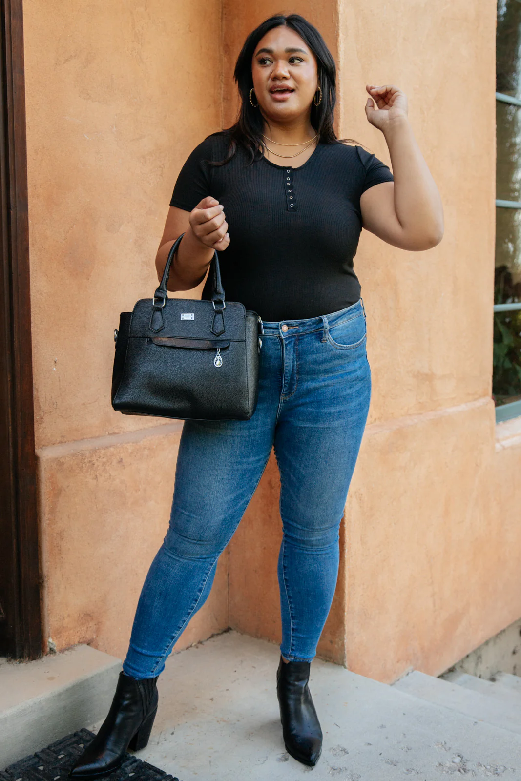 Perfect Tuck Bodysuit in Black - 8/24/2021 - Image 8