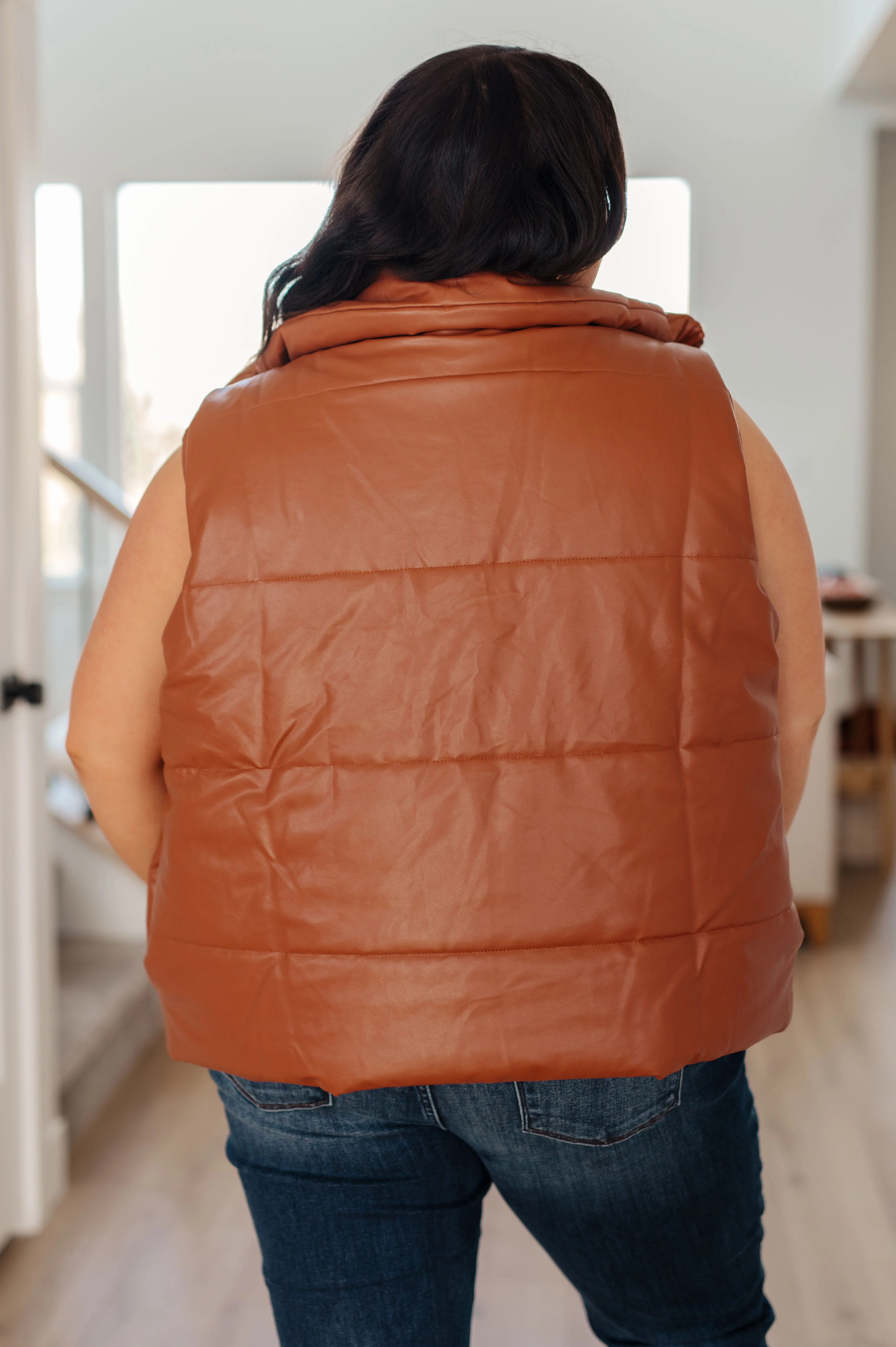Persistence Pays Off Faux Leather Puffer Vest - 11/28/2023 - Image 12
