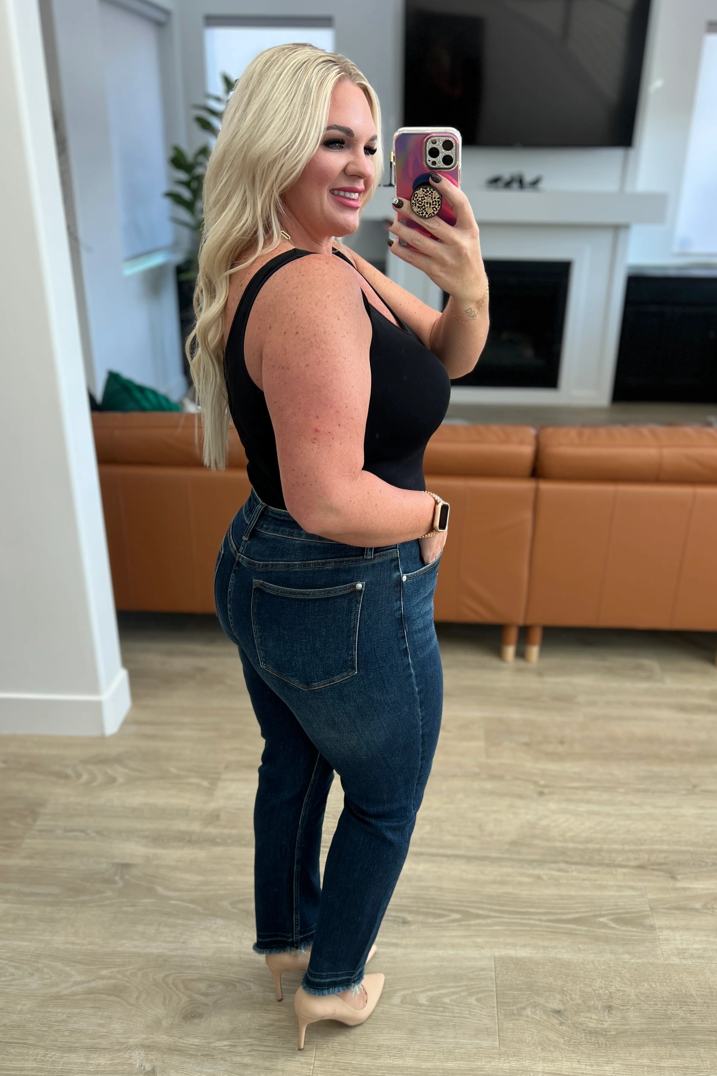 Phillipa High Rise Release Hem Slim Jeans - 10/11/2023 - Image 15