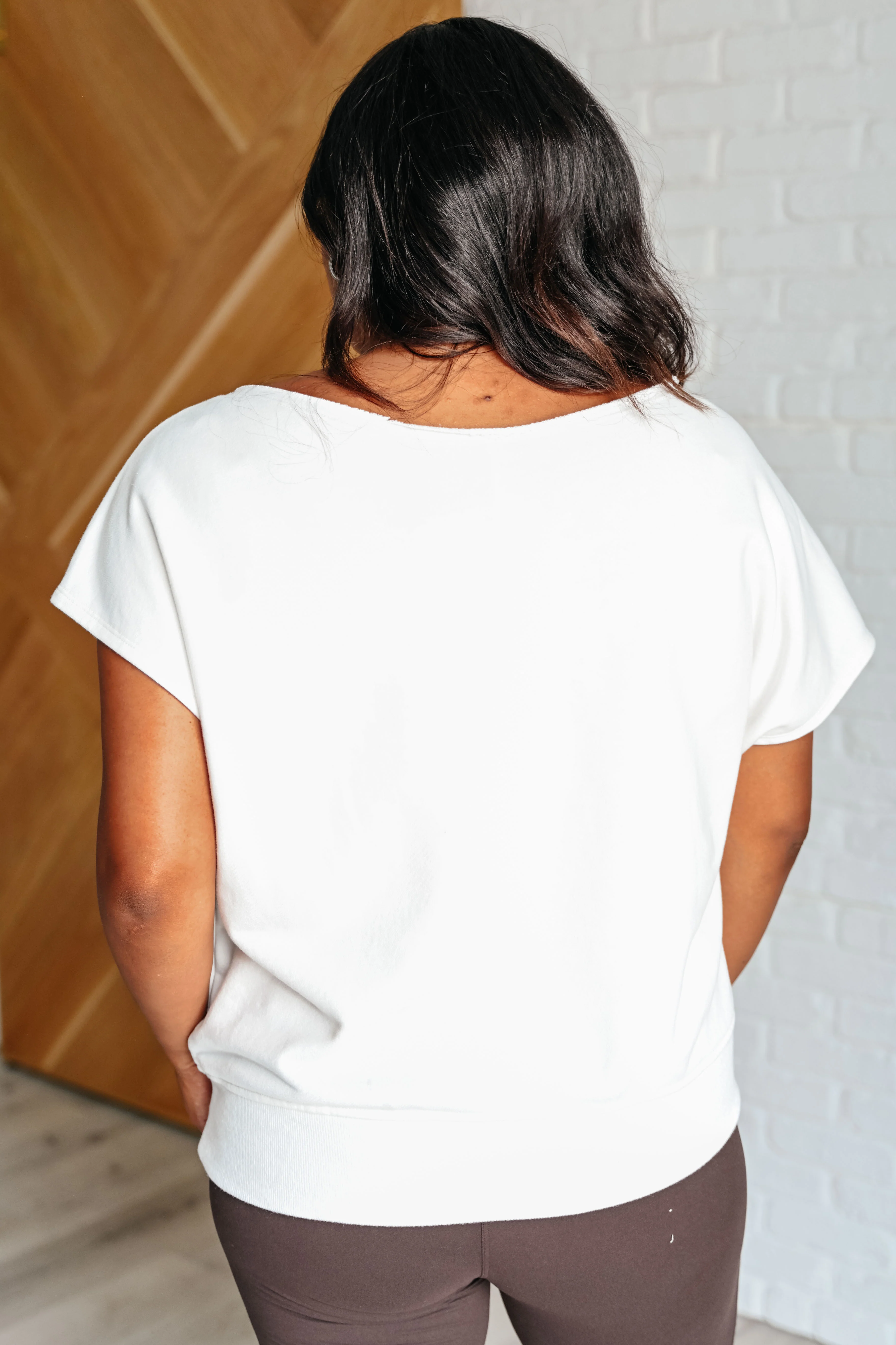 Pilates Princess Off Shoulder Top in Off White - 8/15/2024 - Image 11
