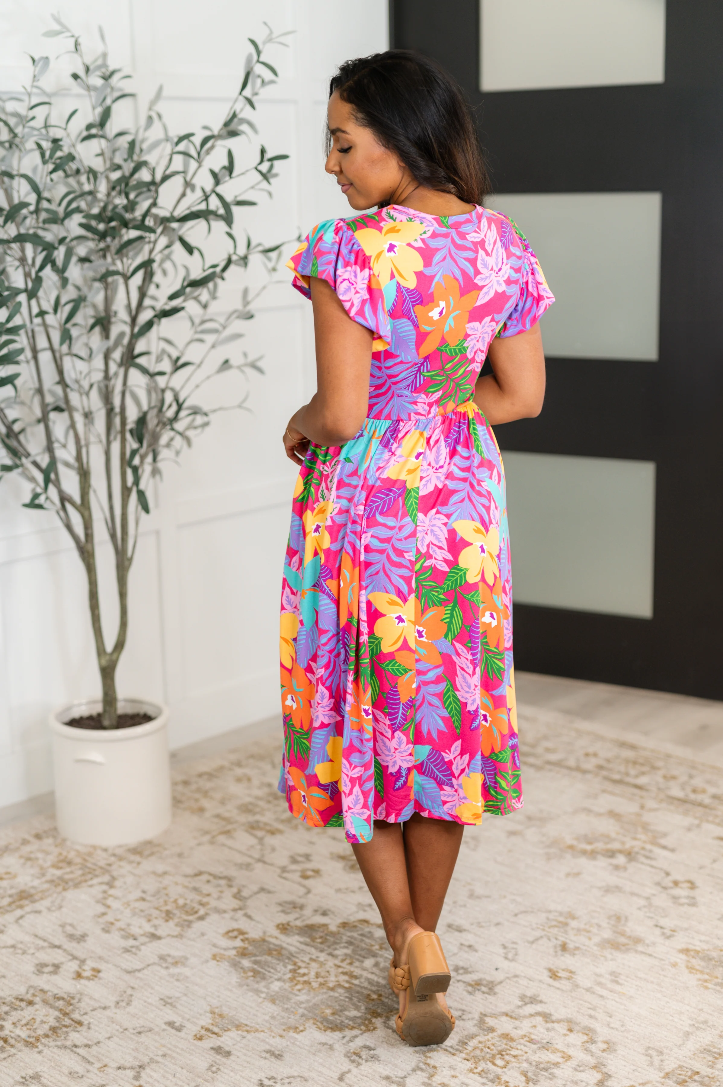 Pineapple Express Yourself Flutter Sleeve Dress - 5/20/2025 - Image 5