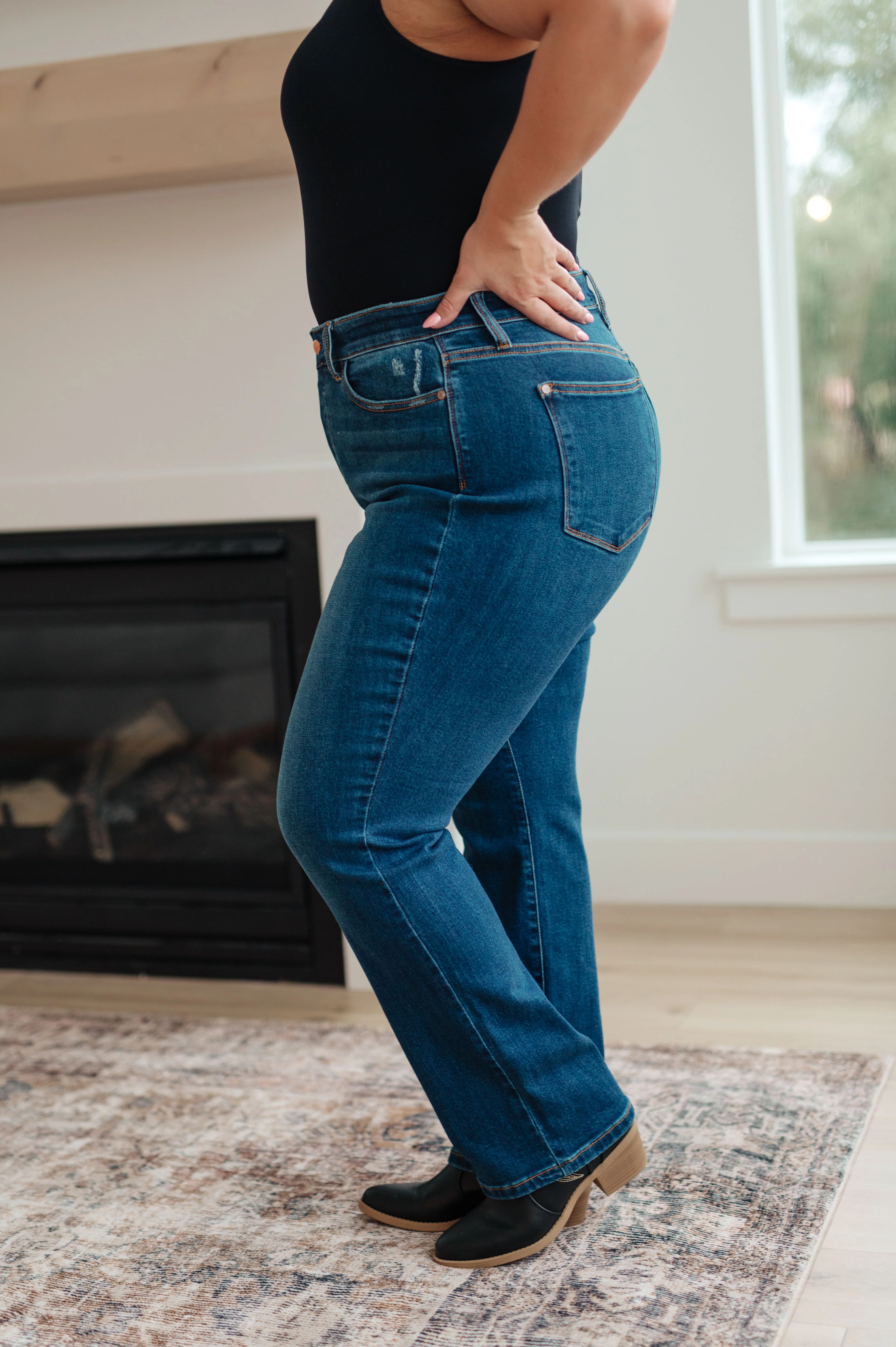 Pippa High Rise Button Fly Dad Jeans - 10/11/2023 - Image 5