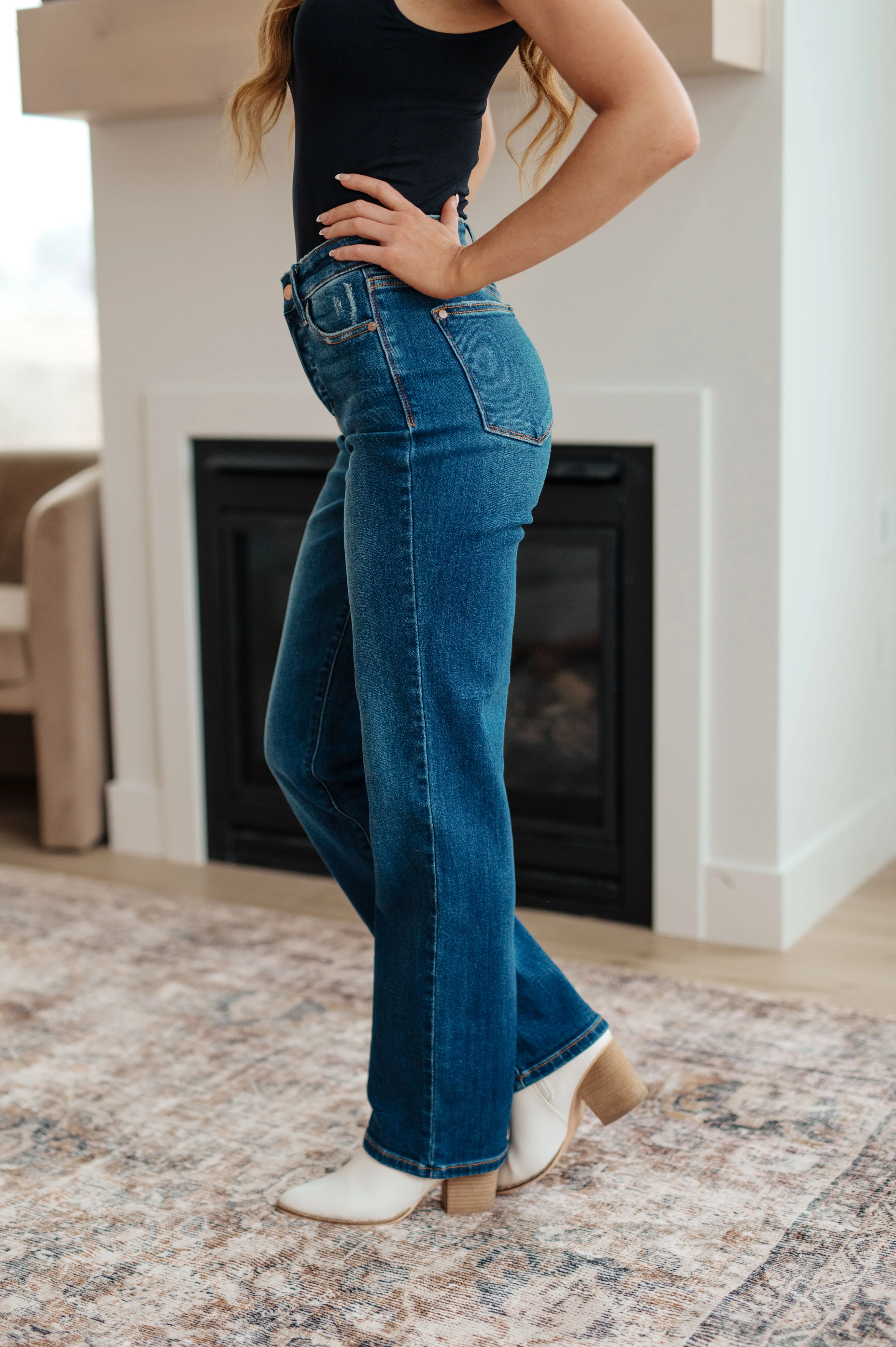 Pippa High Rise Button Fly Dad Jeans - 10/11/2023 - Image 6