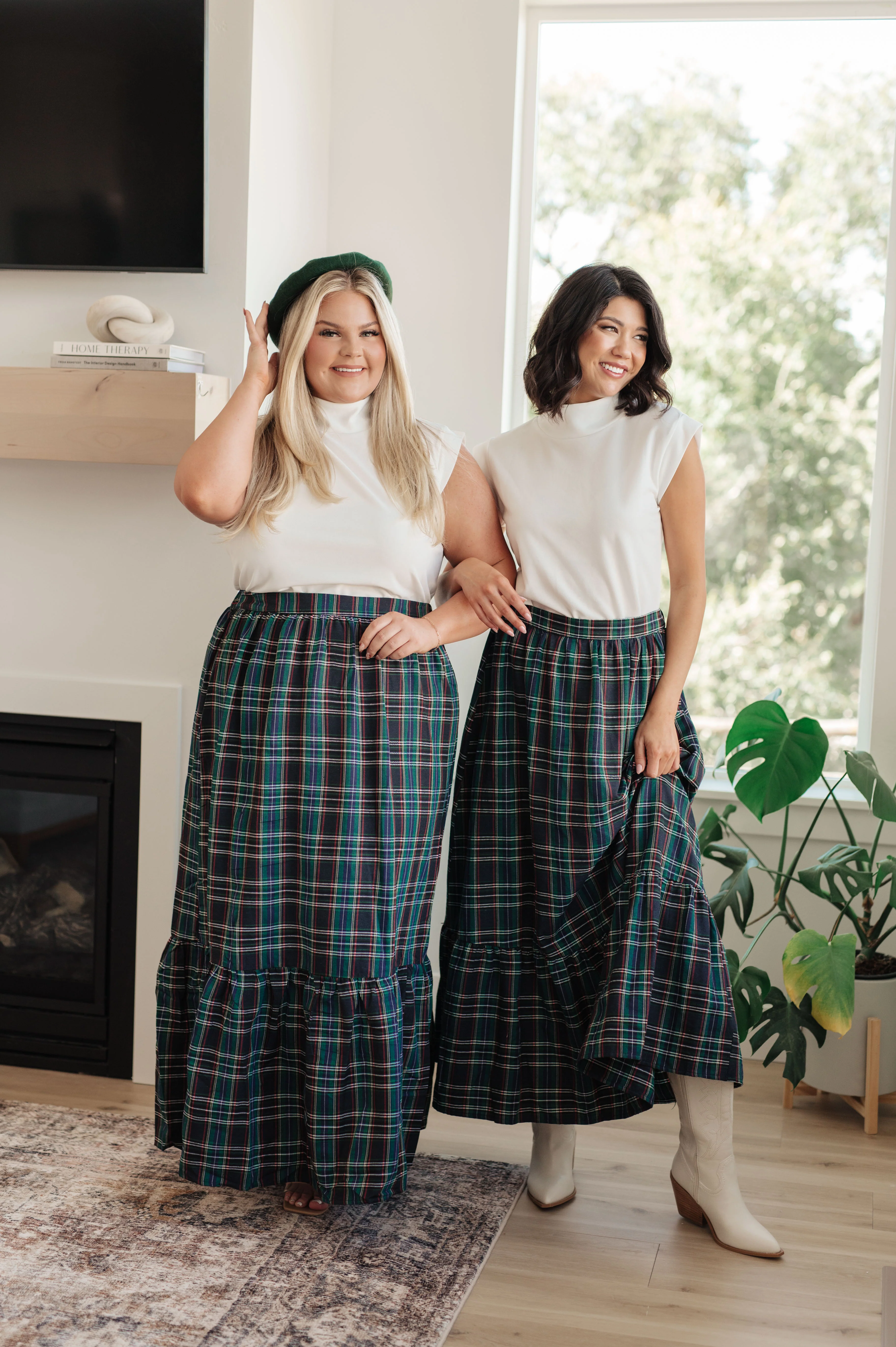Plaid Perfection Maxi Skirt - 11/20/2025