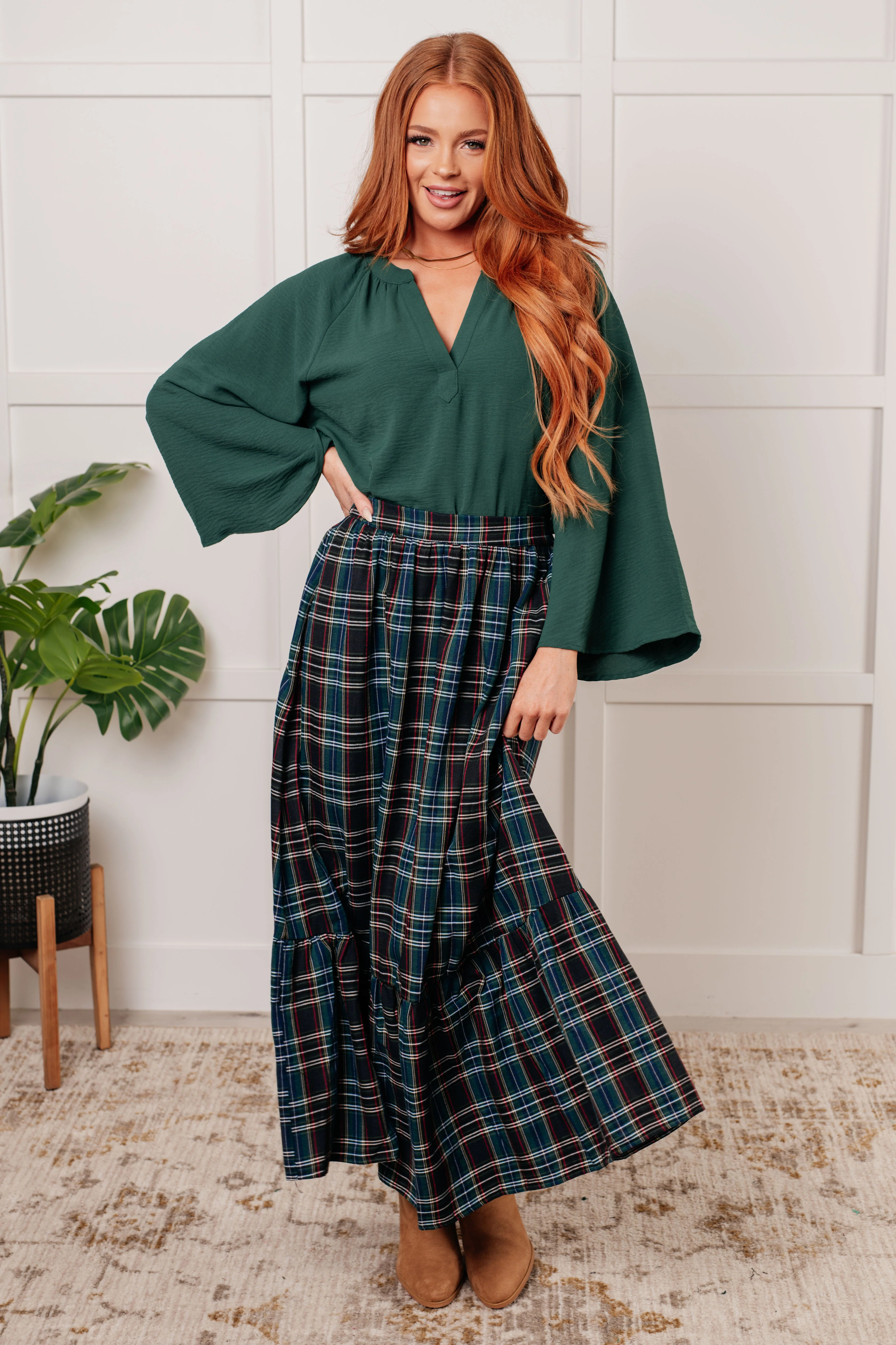 Plaid Perfection Maxi Skirt - 11/20/2025 - Image 3