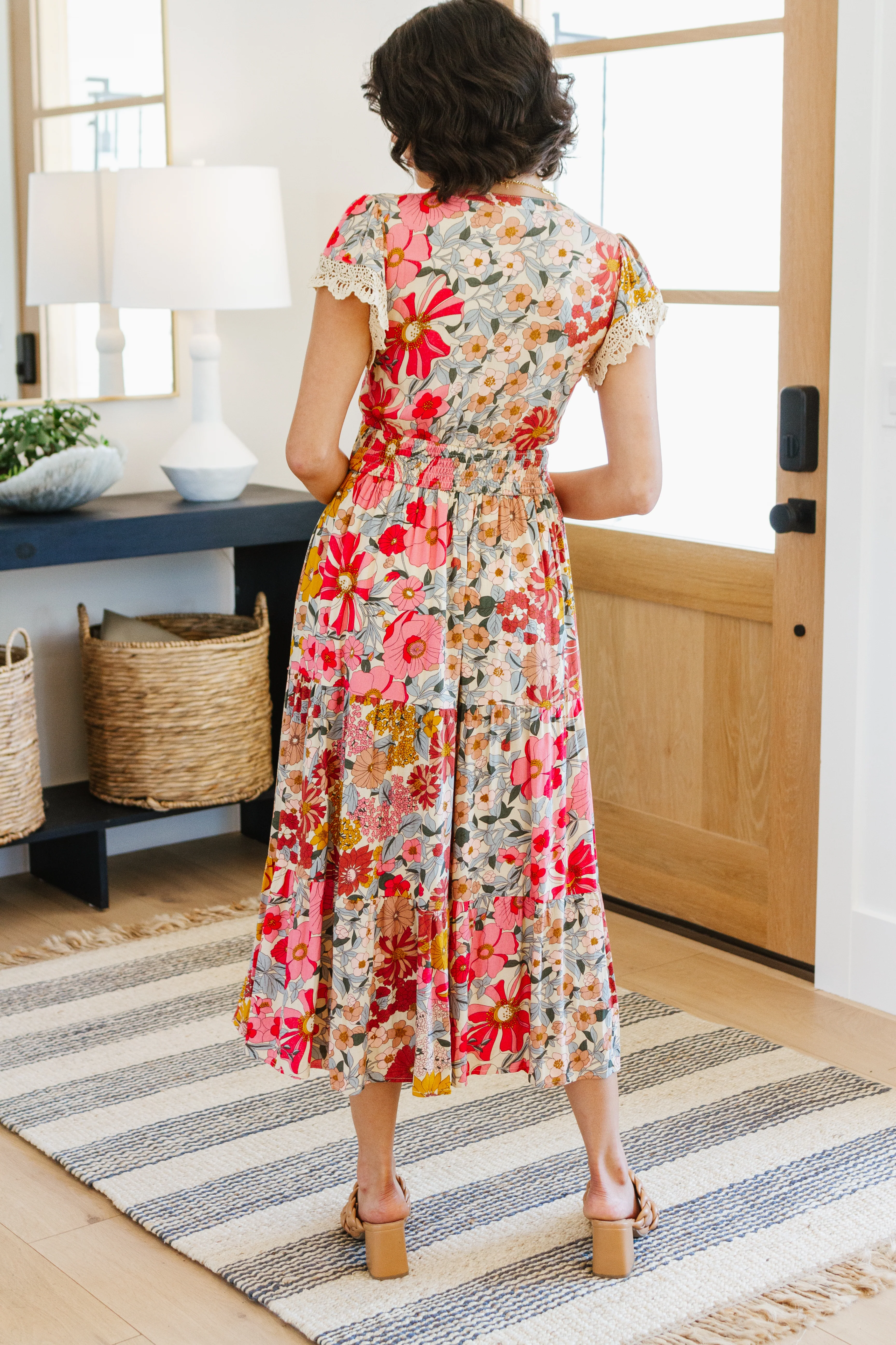 Please Don't Go Floral Midi Dress - 8/11/2023 - Image 7