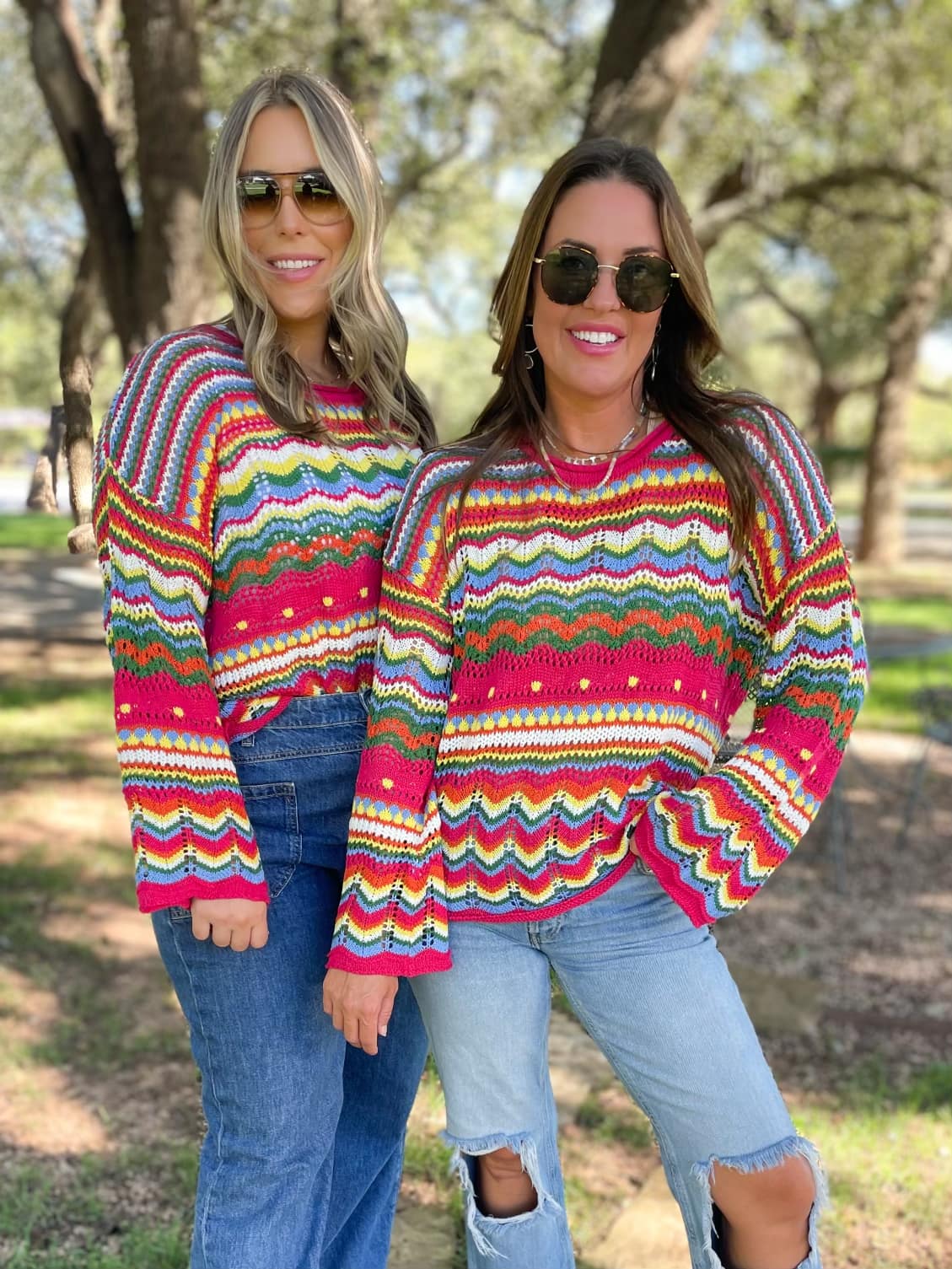 Abilene Crochet Sweater - RTS