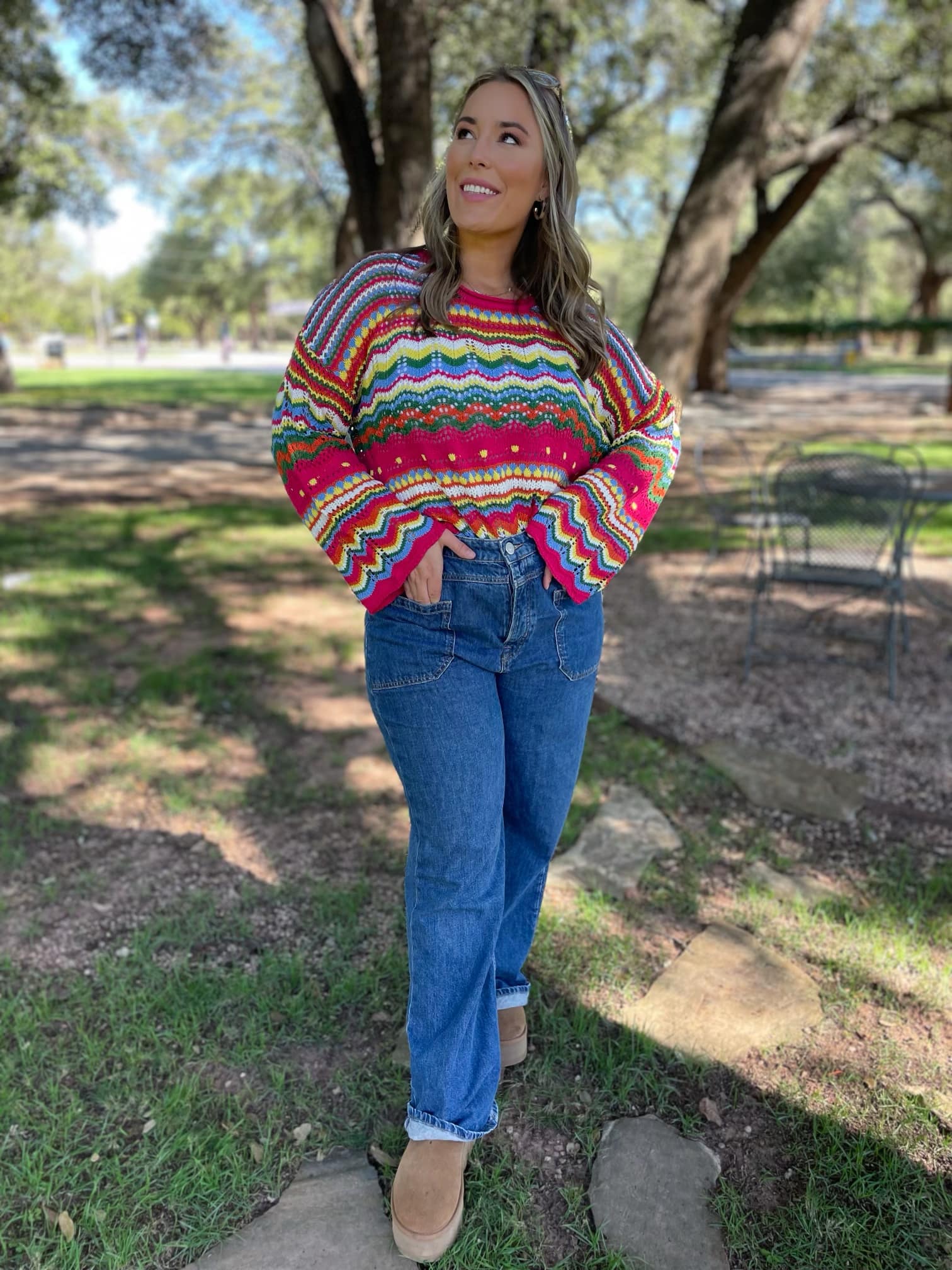 Abilene Crochet Sweater - RTS - Image 6