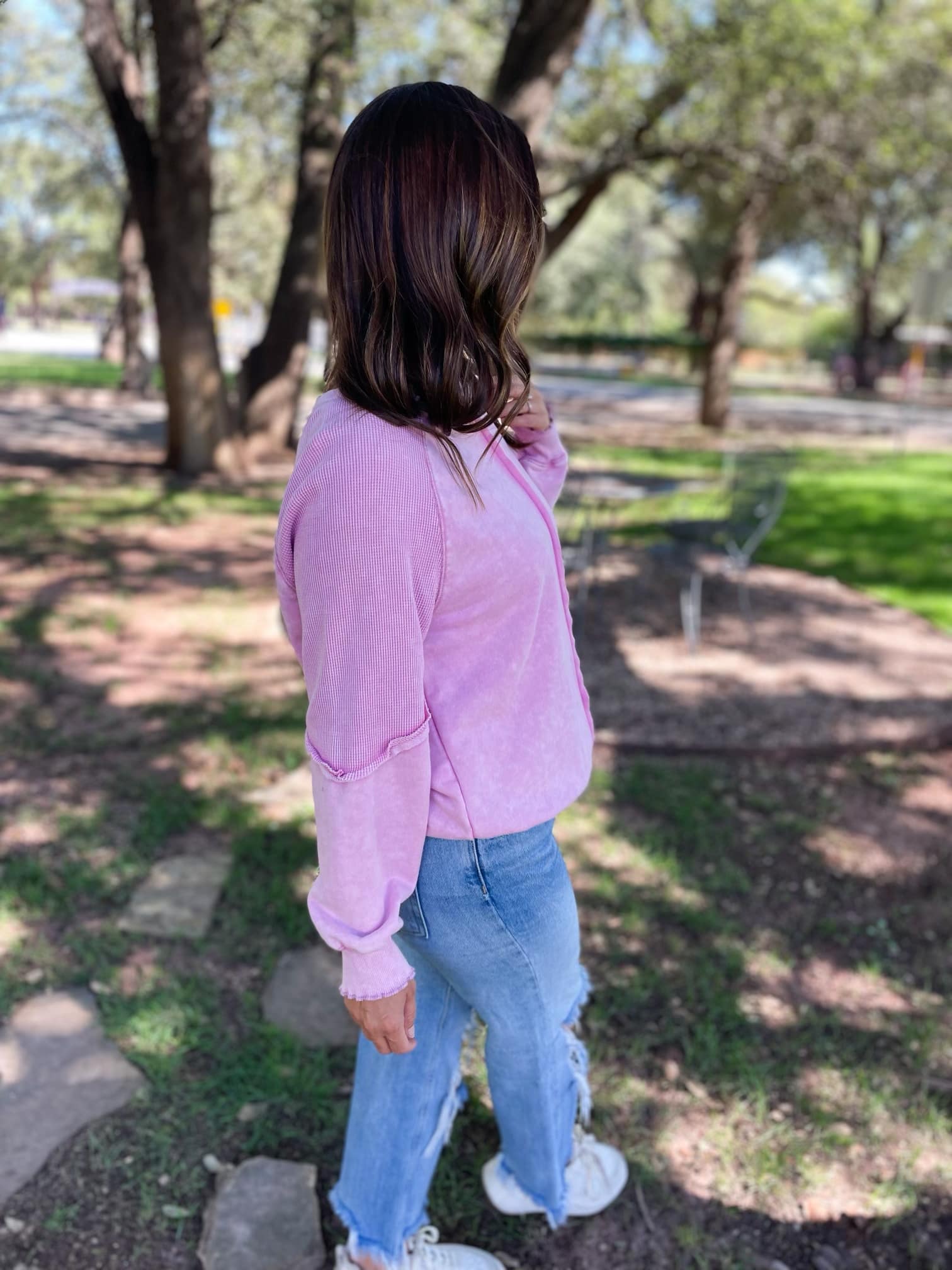 PREORDER: Best Selling Elliott Exposed Seam Sweatshirt in Five Colors - Ships in 4 weeks - Image 14